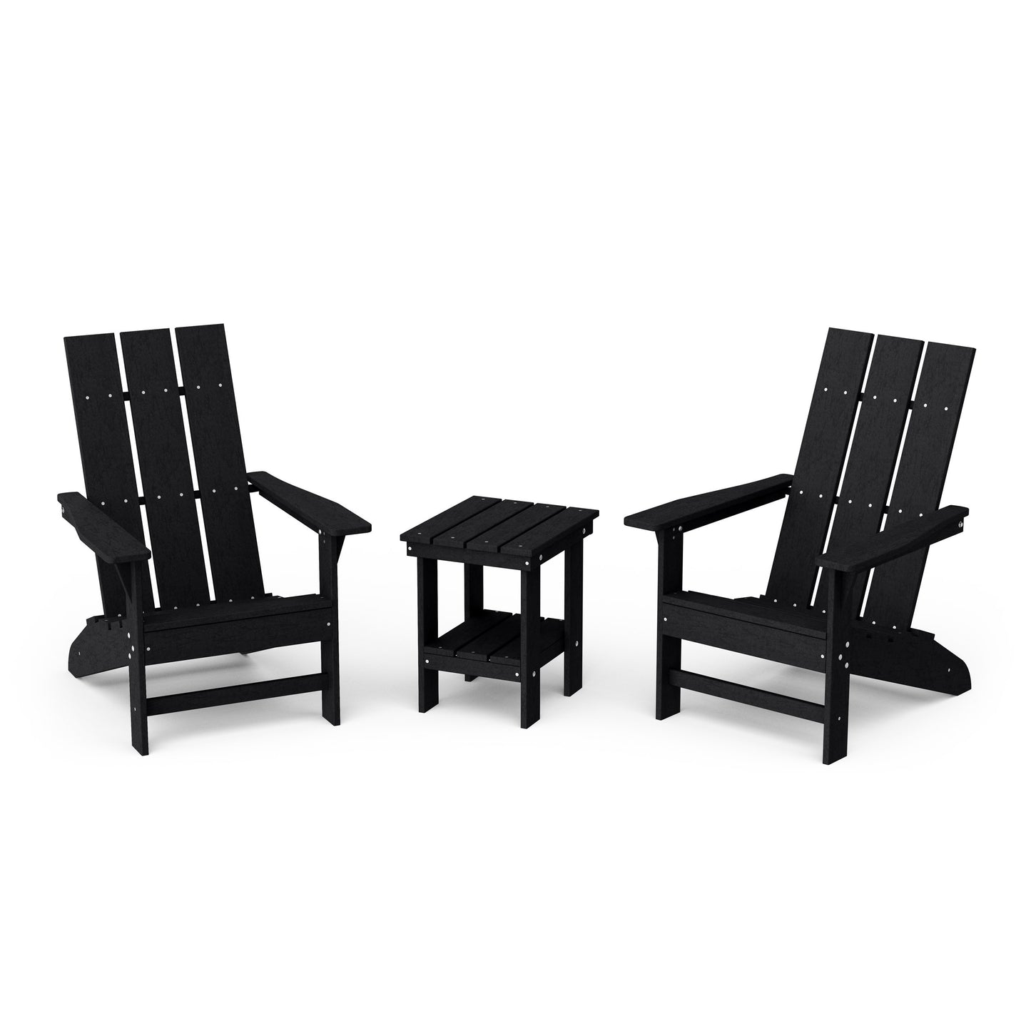 Freedom 3-Piece Modern Adirondack Set with Side Table