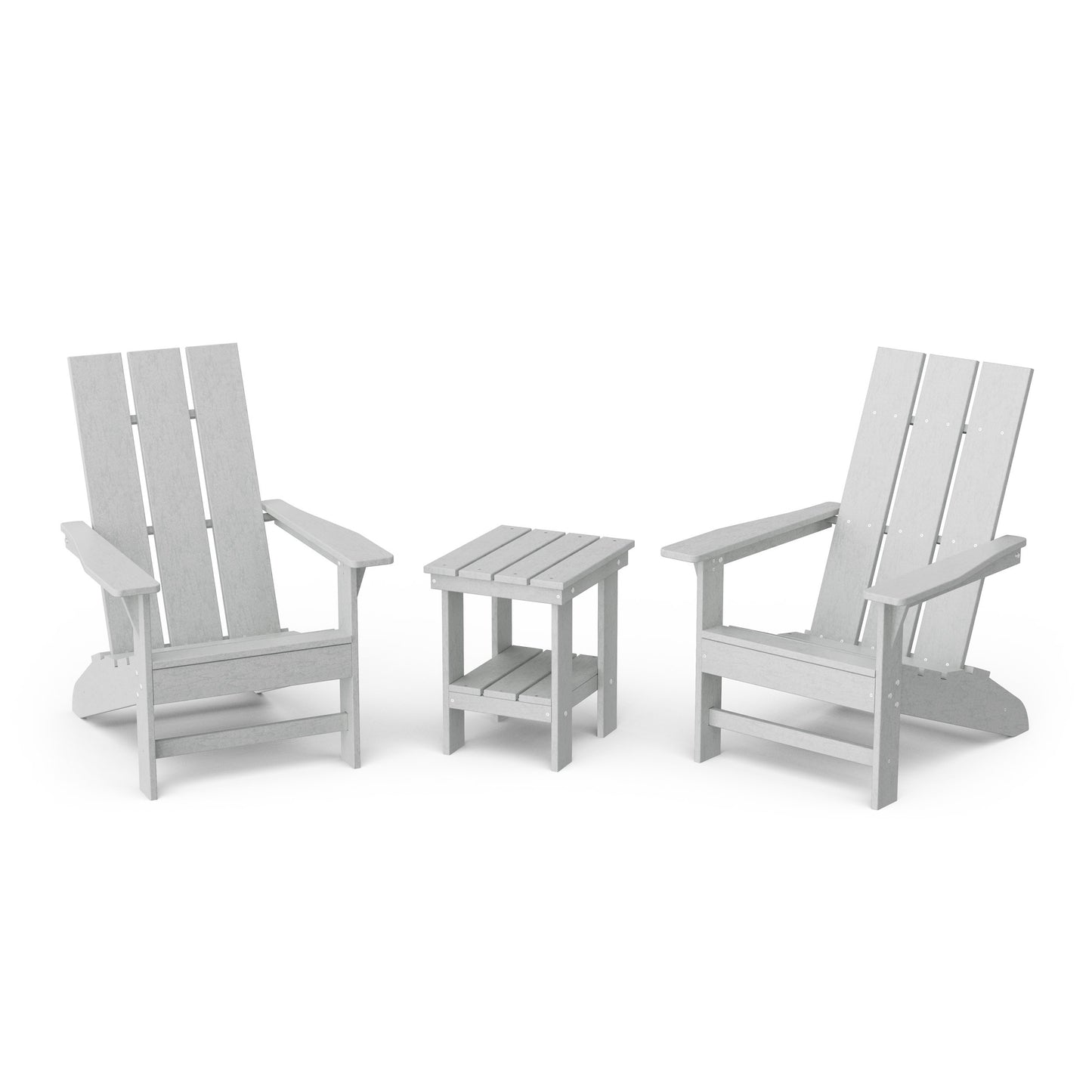 Freedom 3-Piece Modern Adirondack Set with Side Table
