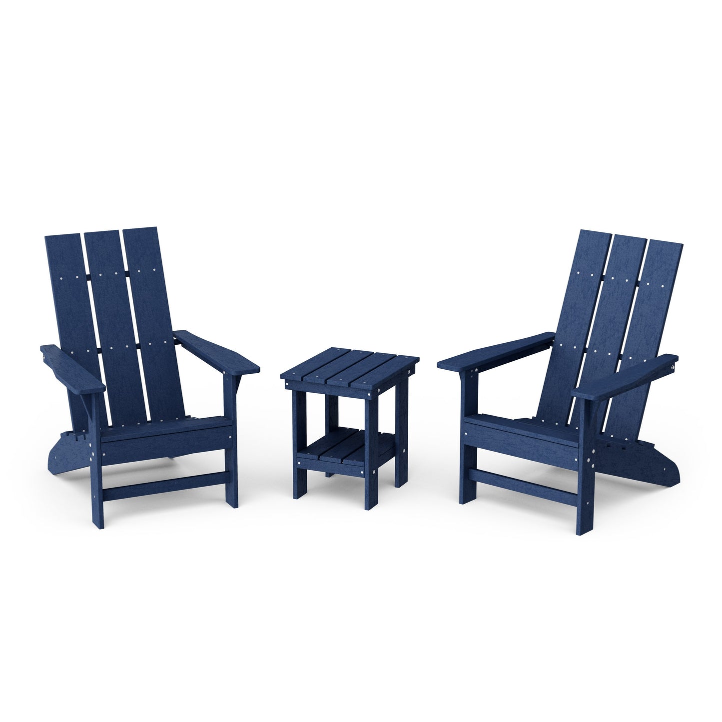 Freedom 3-Piece Modern Adirondack Set with Side Table