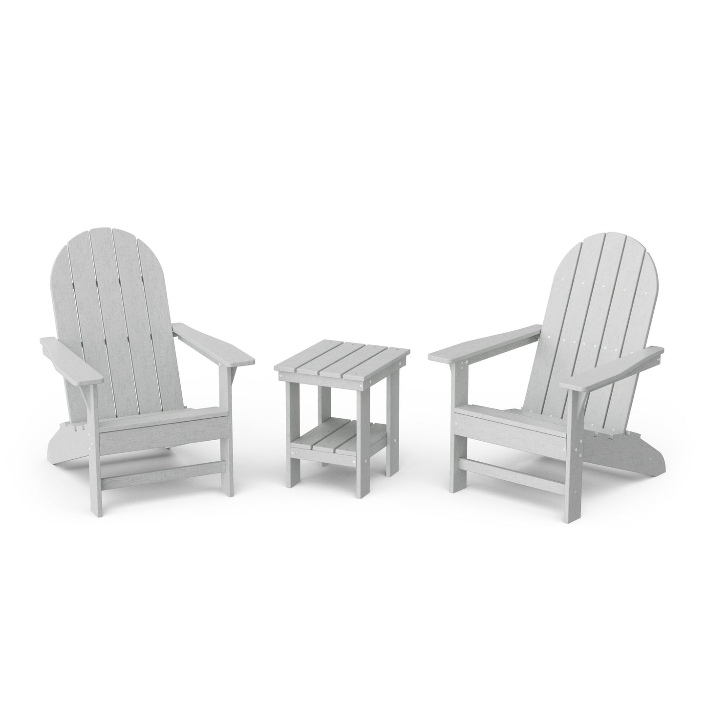 Freedom 3-Piece Traditional Adirondack Set with Side Table