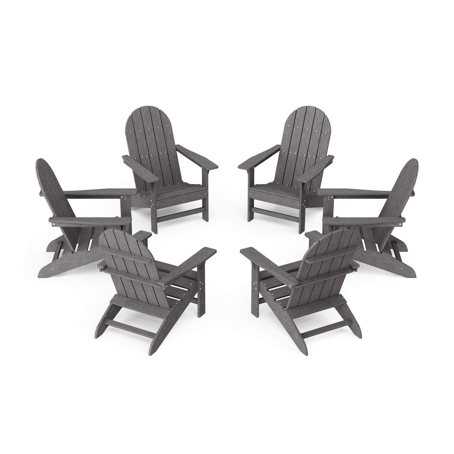 Freedom Traditional Adirondack Chairs Set of 6