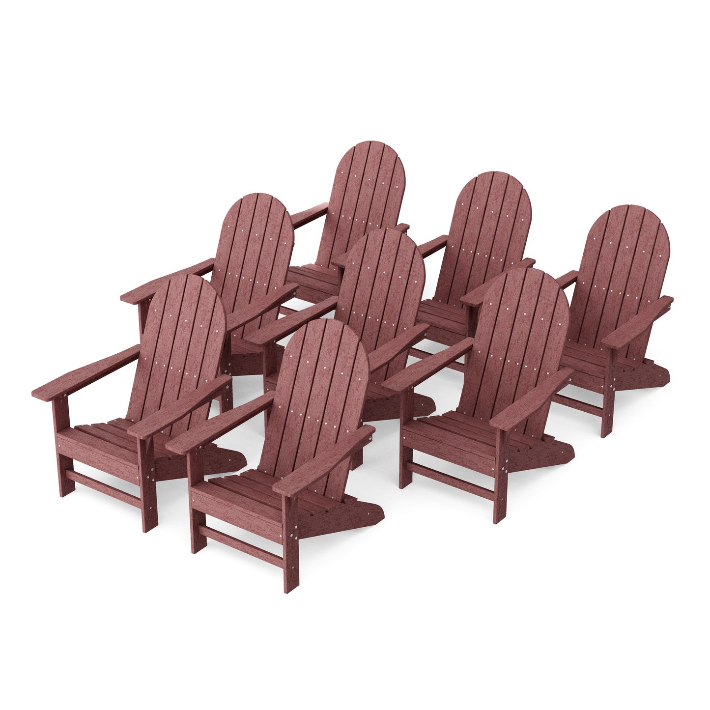 Freedom Traditional Adirondack Chairs Set of 8