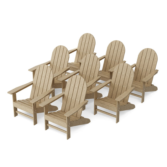Freedom Traditional Adirondack Chairs Set of 8