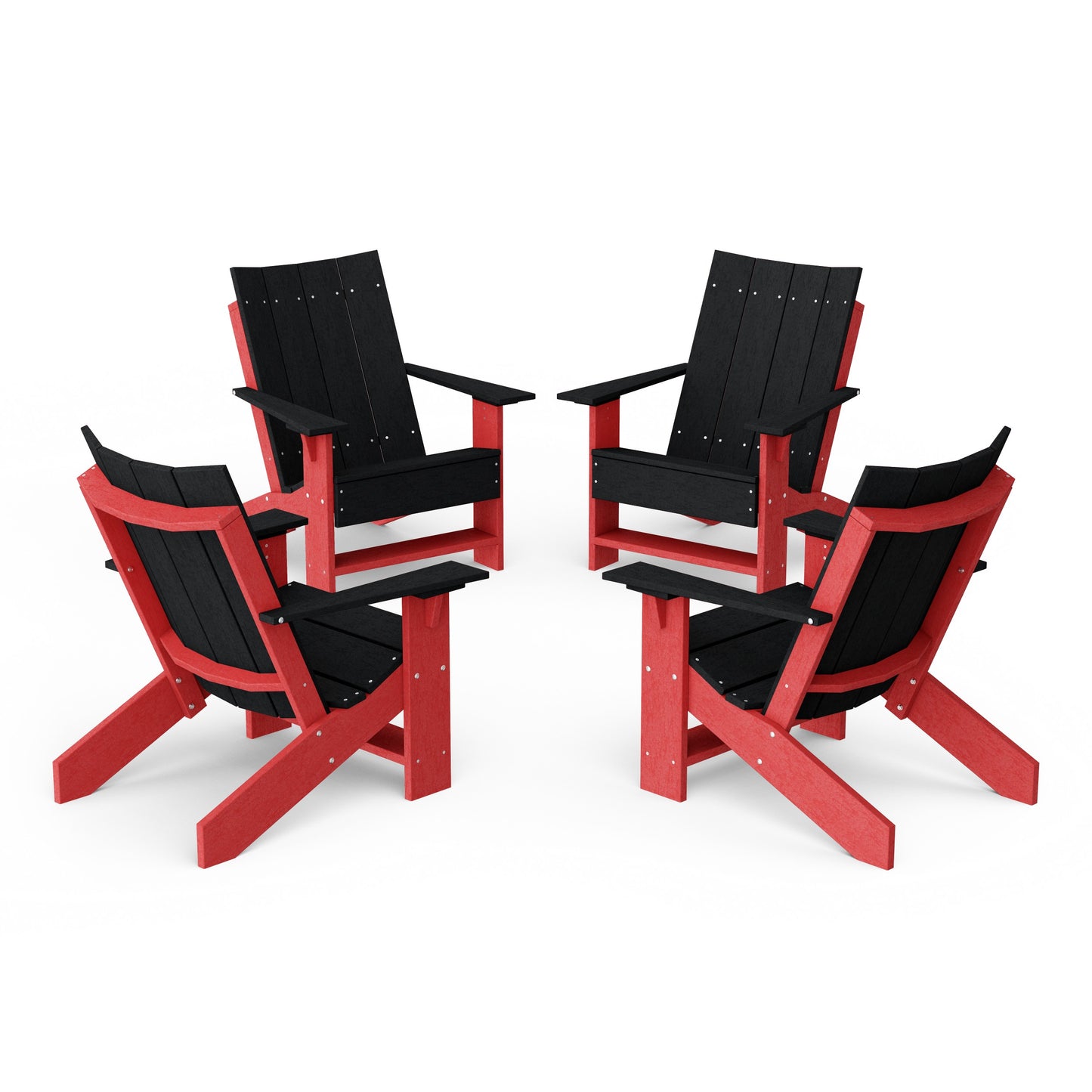 Contemporary Modern Adirondack Chairs Set of 4