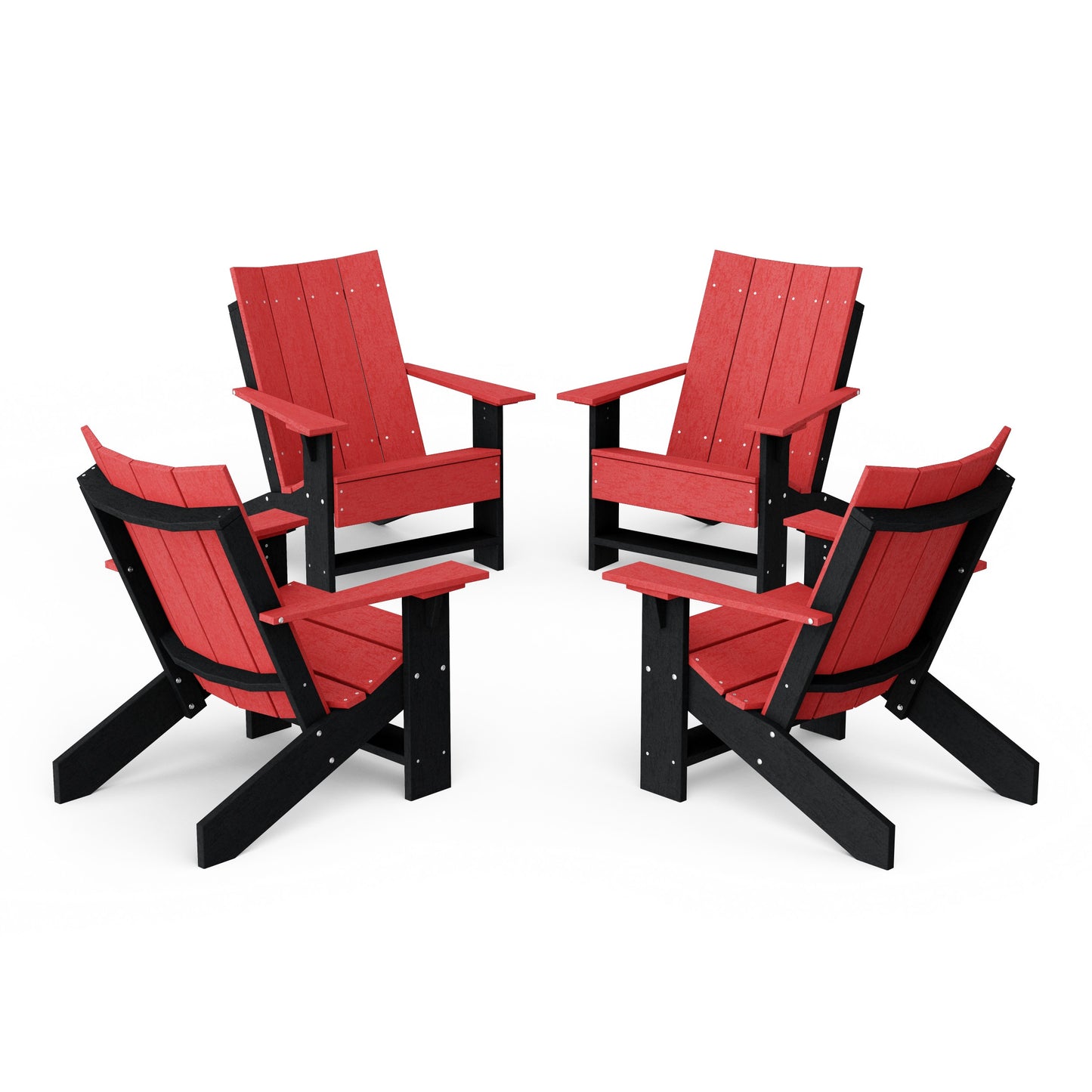 Contemporary Modern Adirondack Chairs Set of 4