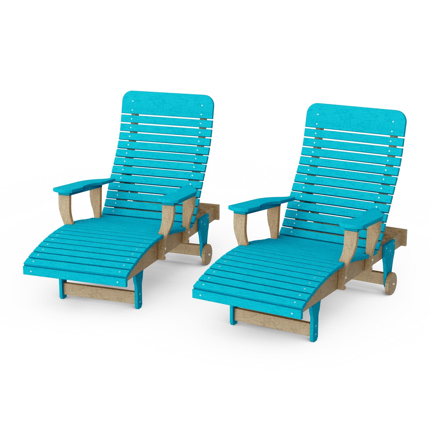 Signature Chaise Lounge with Arms Set of 2