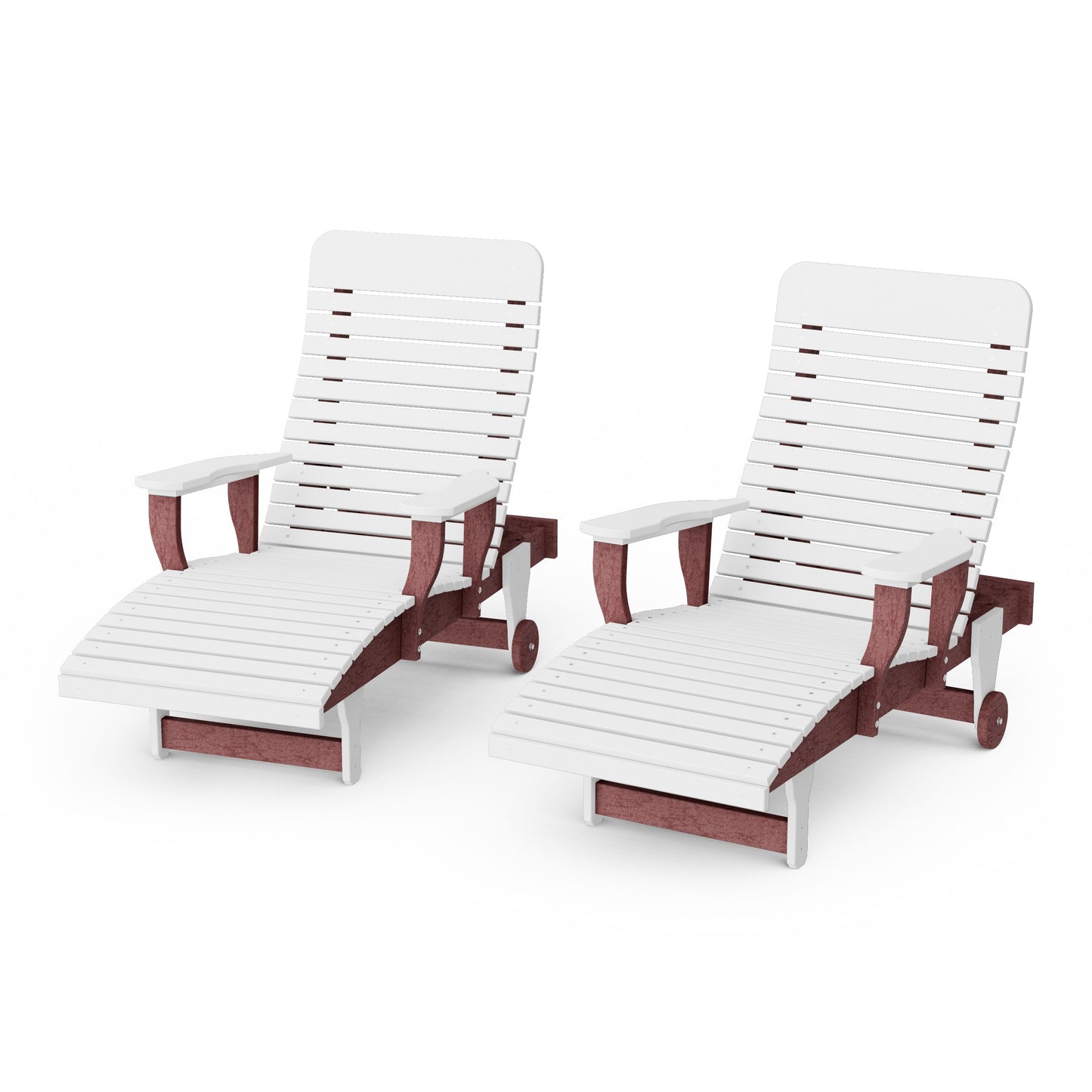 Signature Chaise Lounge with Arms Set of 2