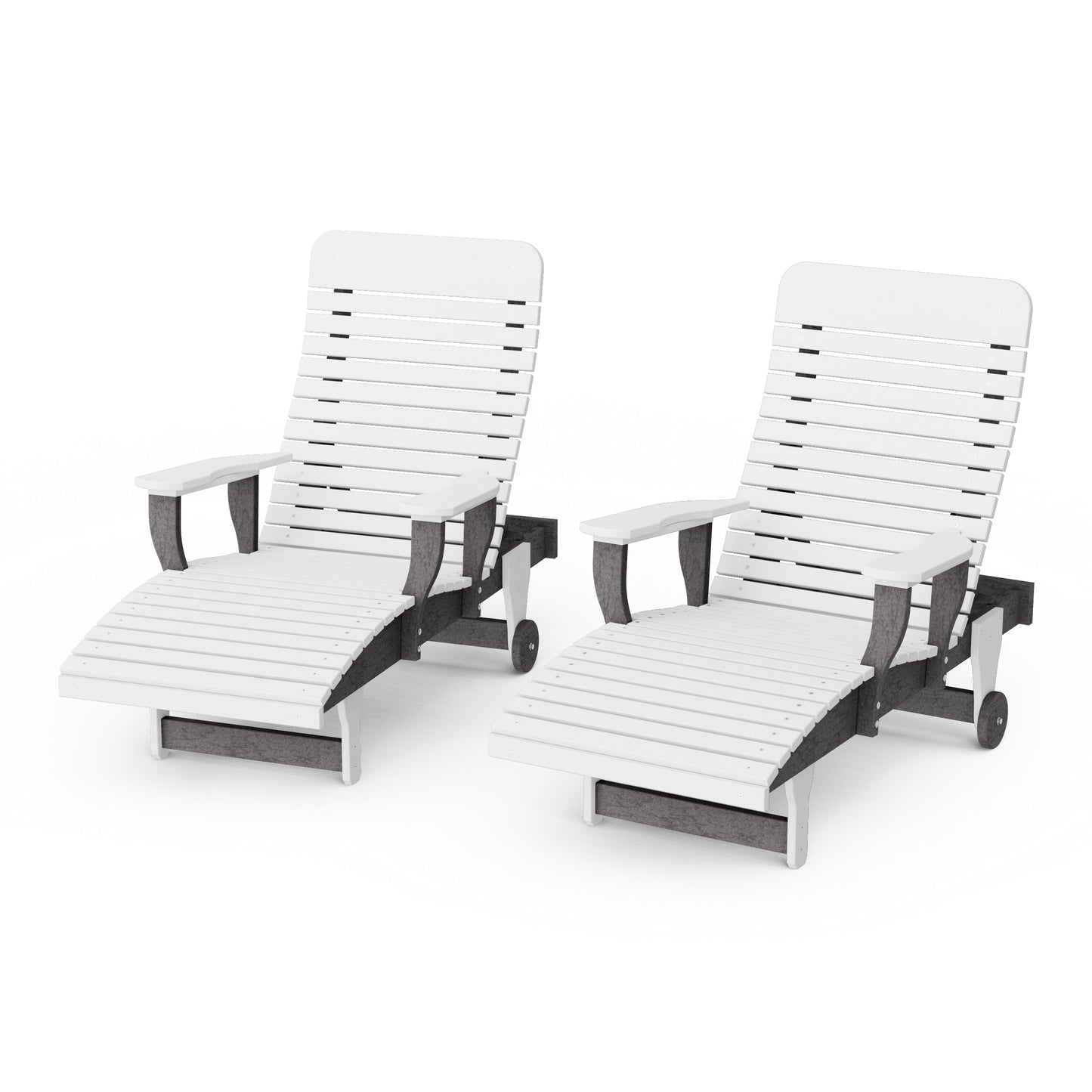 Signature Chaise Lounge with Arms Set of 2