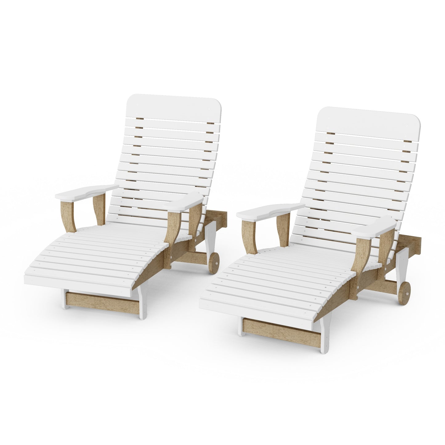 Signature Chaise Lounge with Arms Set of 2