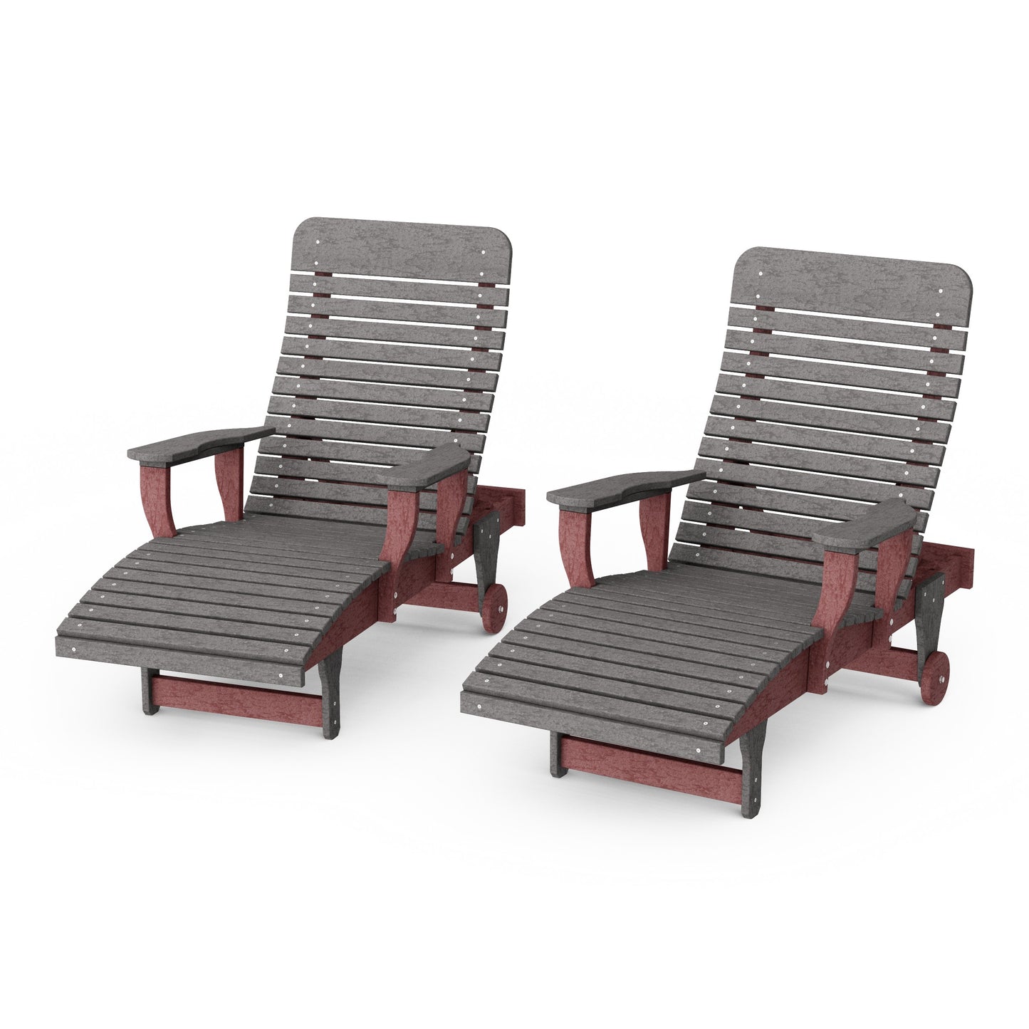 Signature Chaise Lounge with Arms Set of 2