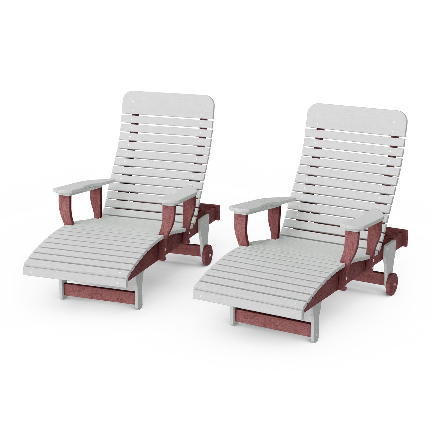 Signature Chaise Lounge with Arms Set of 2