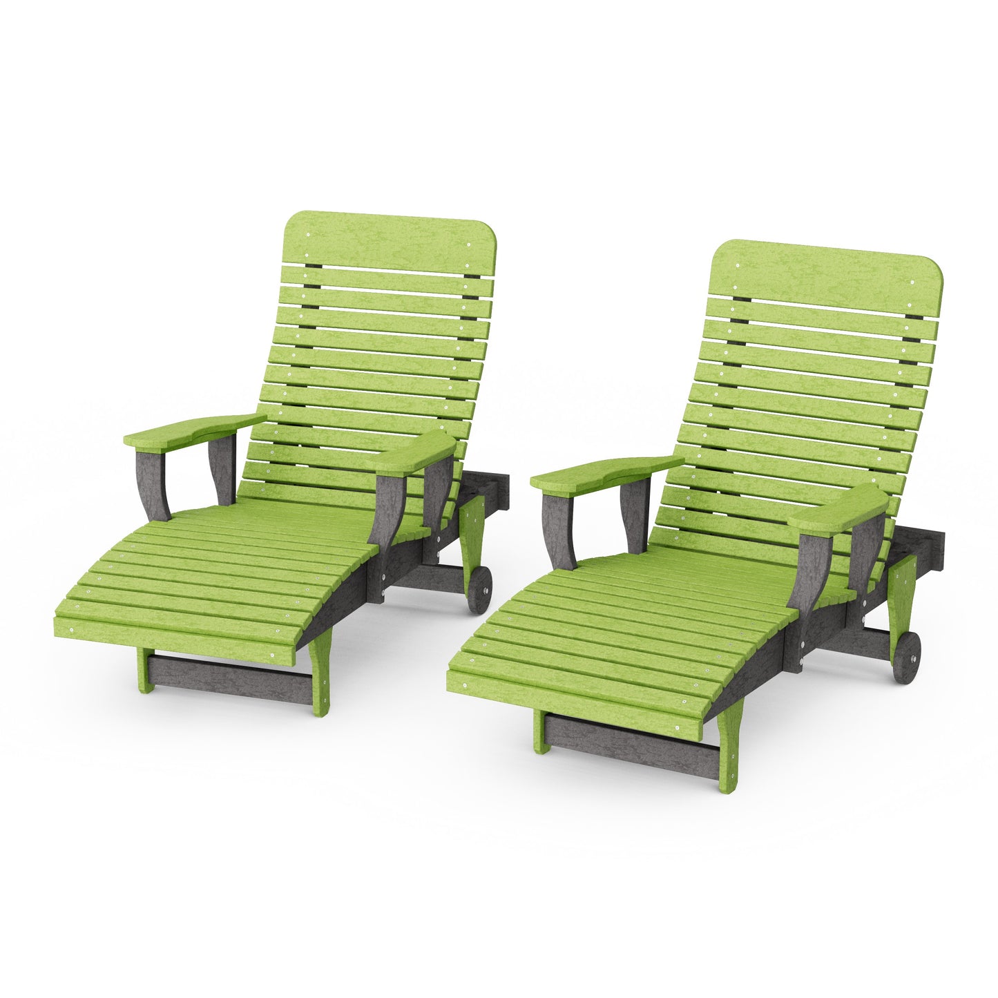 Signature Chaise Lounge with Arms Set of 2