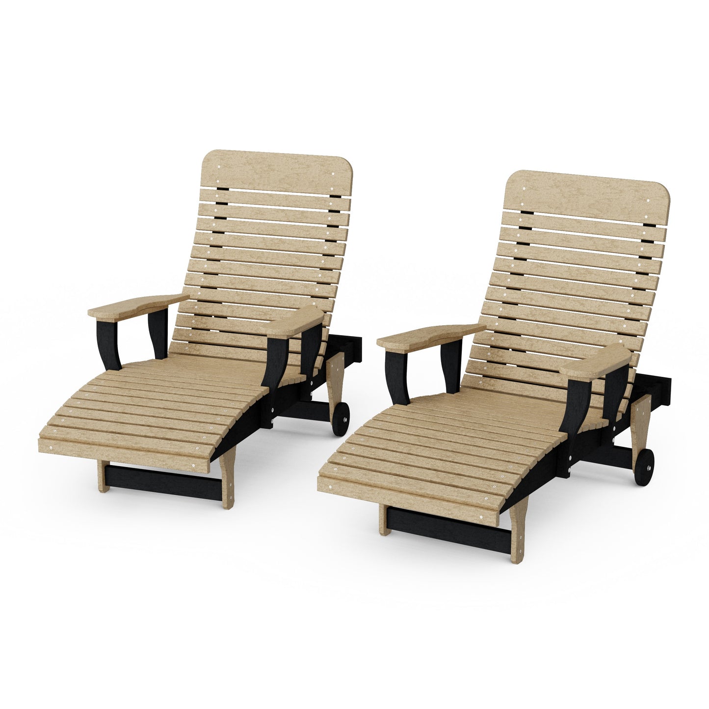 Signature Chaise Lounge with Arms Set of 2