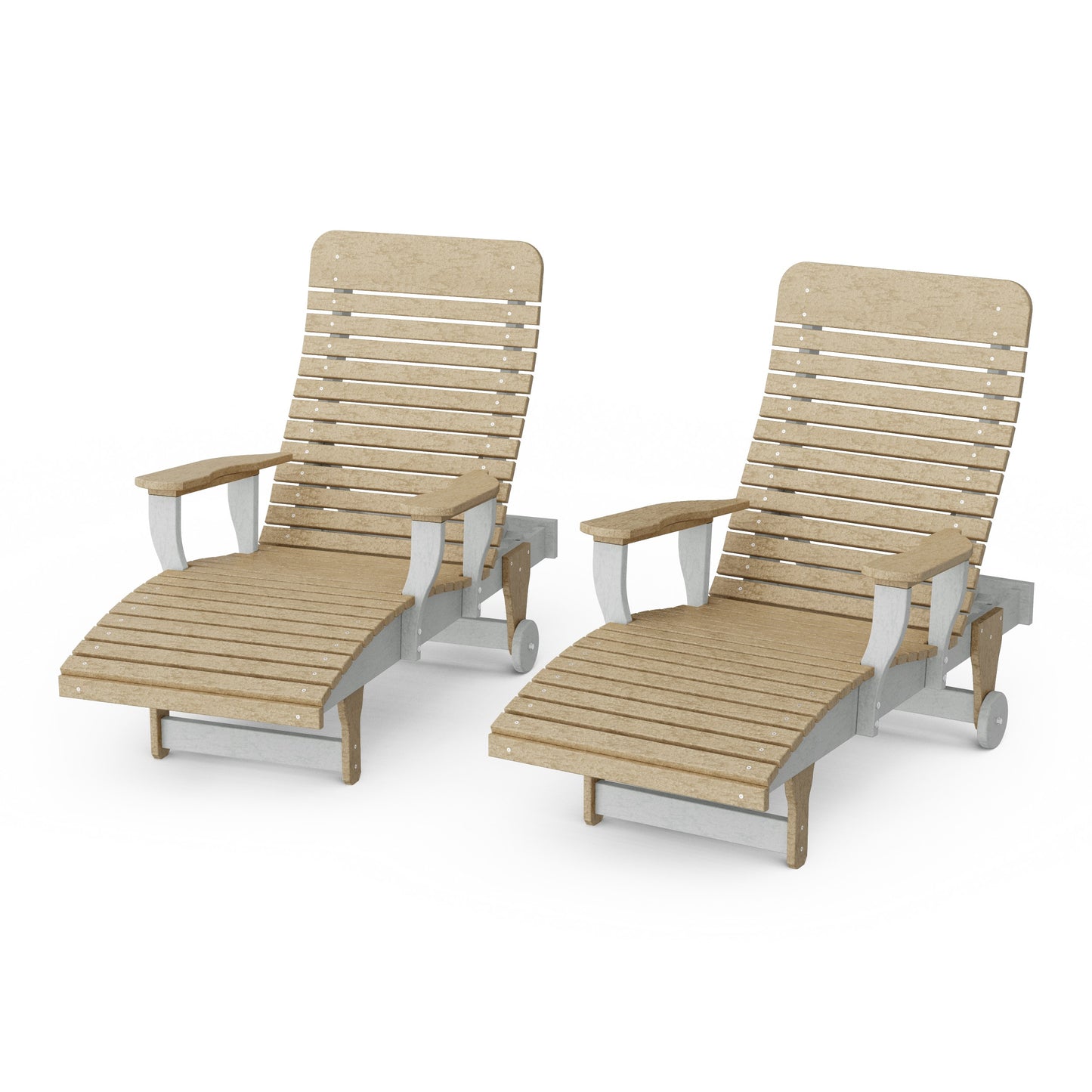 Signature Chaise Lounge with Arms Set of 2