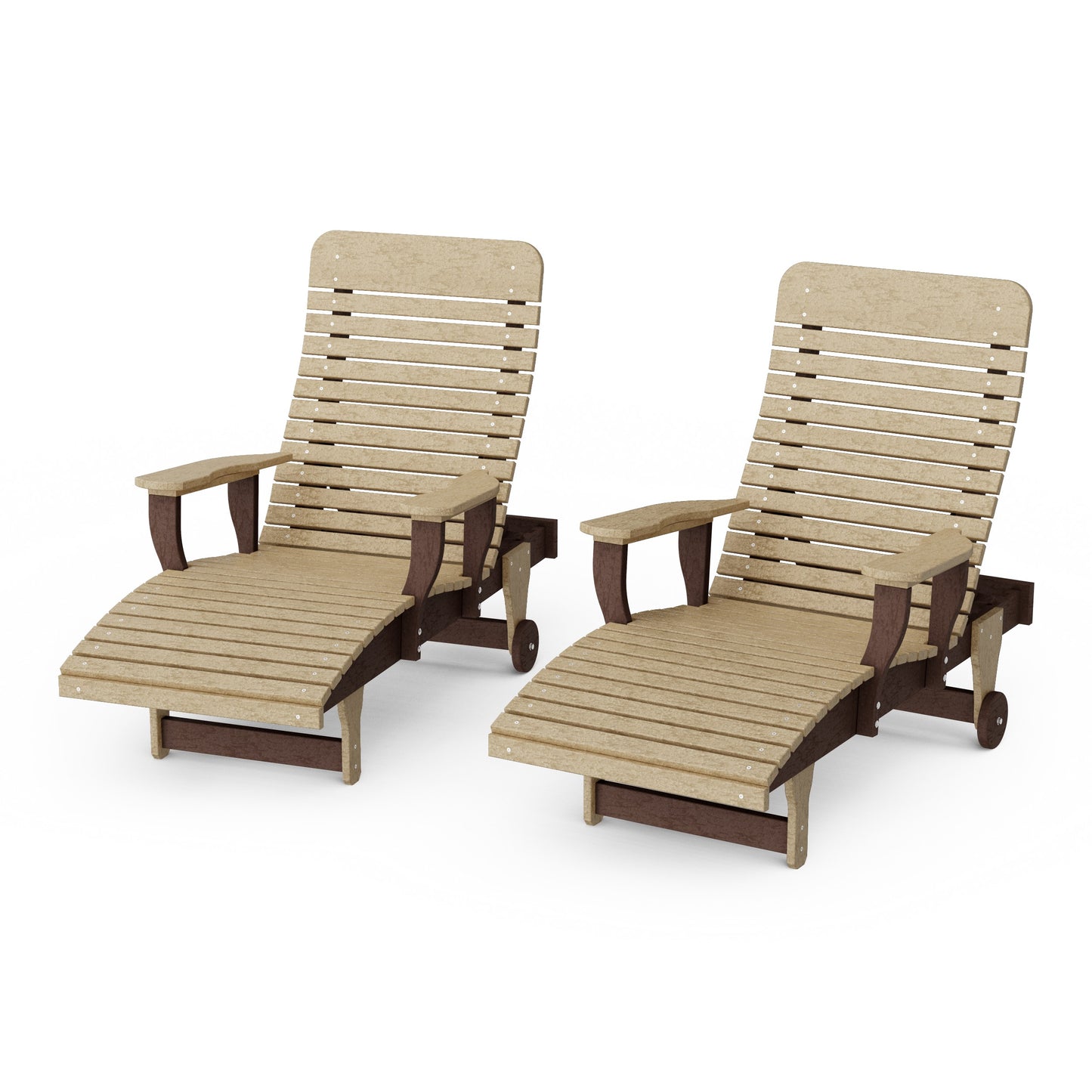Signature Chaise Lounge with Arms Set of 2