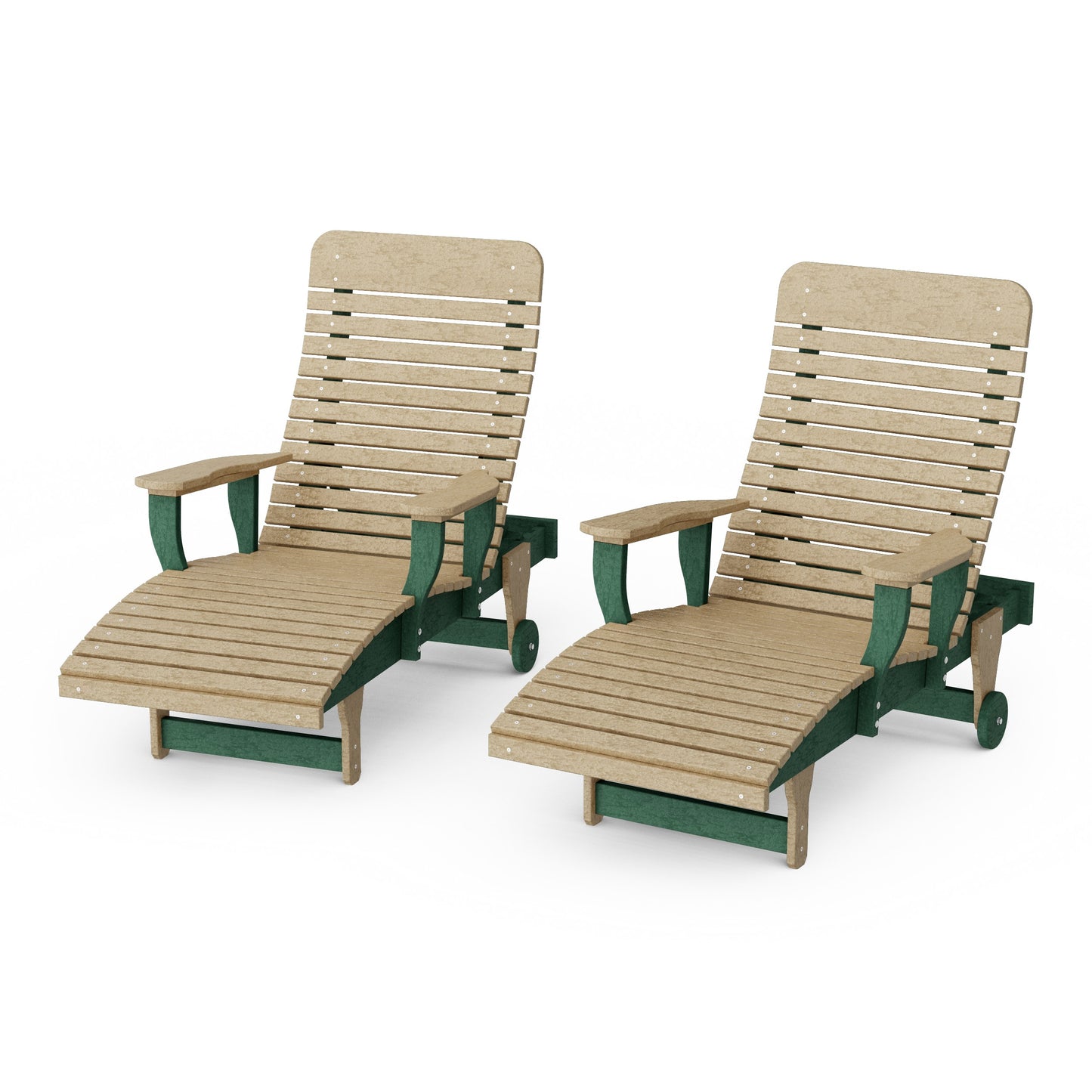 Signature Chaise Lounge with Arms Set of 2