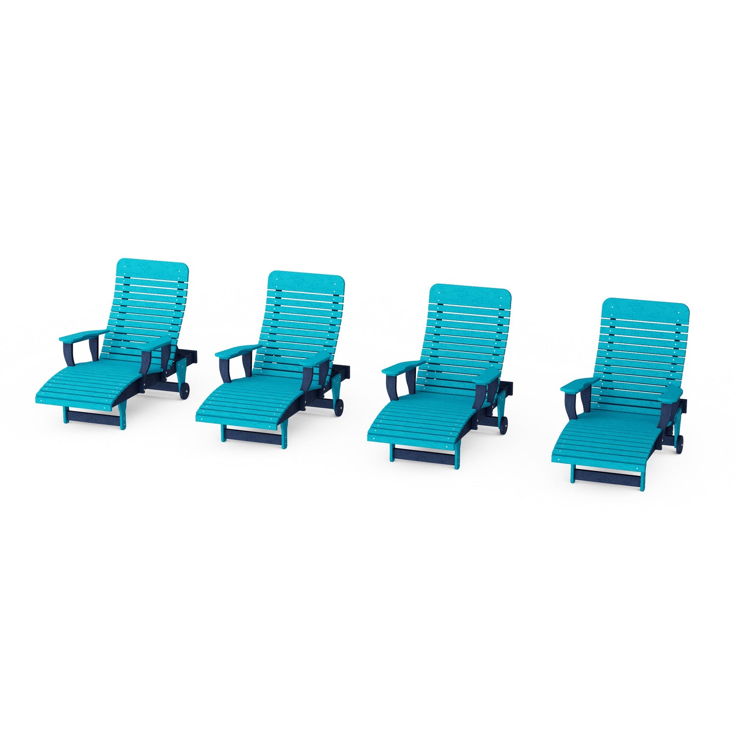 Signature Chaise Lounge with Arms Set of 4