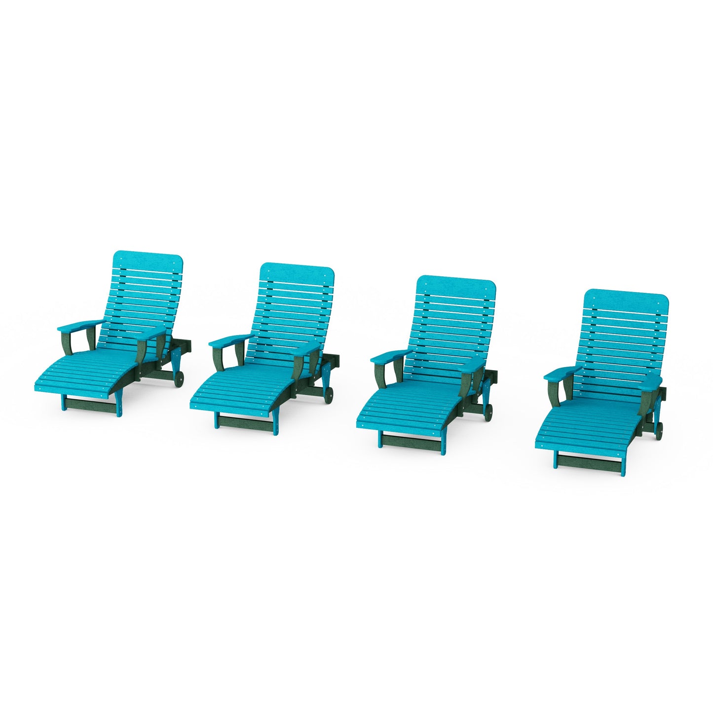 Signature Chaise Lounge with Arms Set of 4