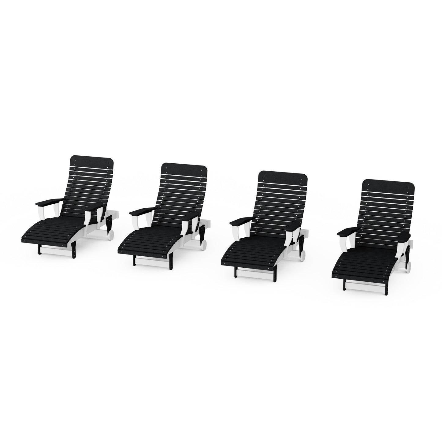 Signature Chaise Lounge with Arms Set of 4