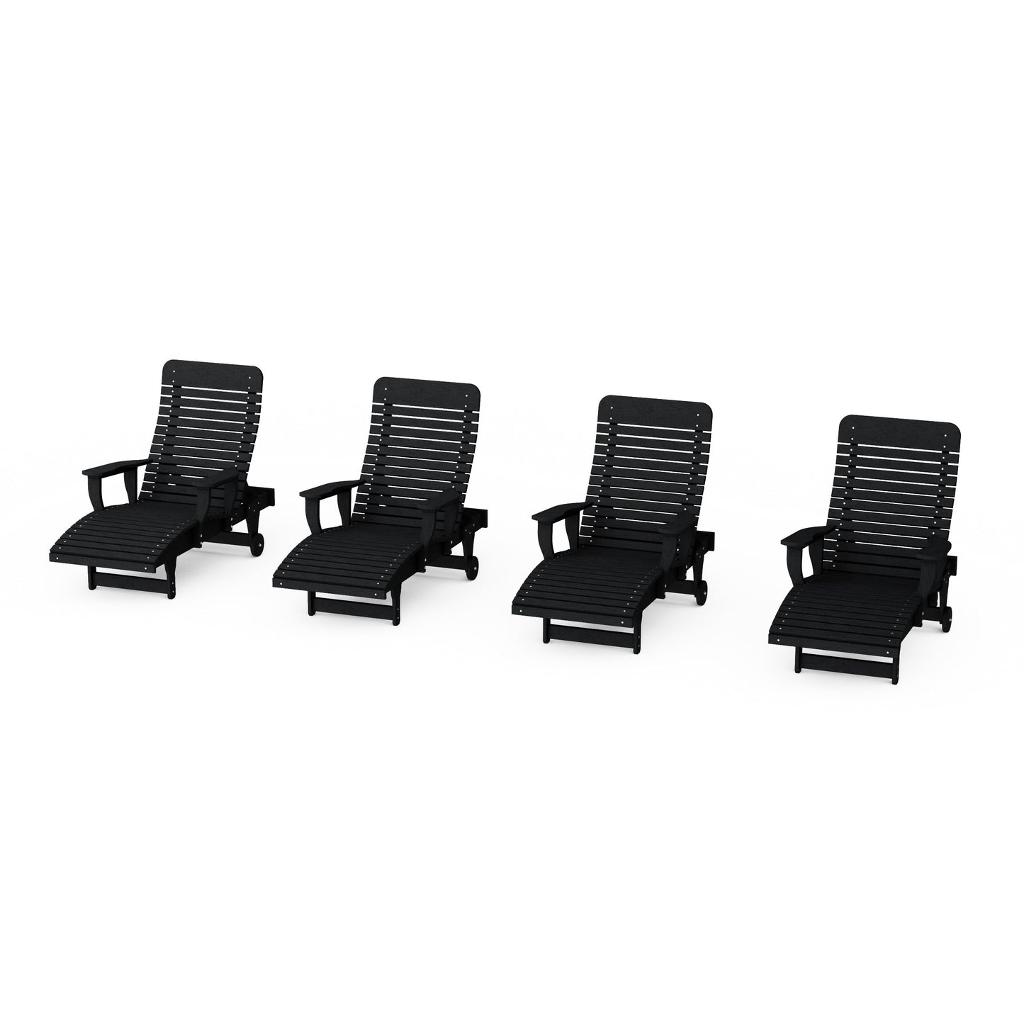 Signature Chaise Lounge with Arms Set of 4