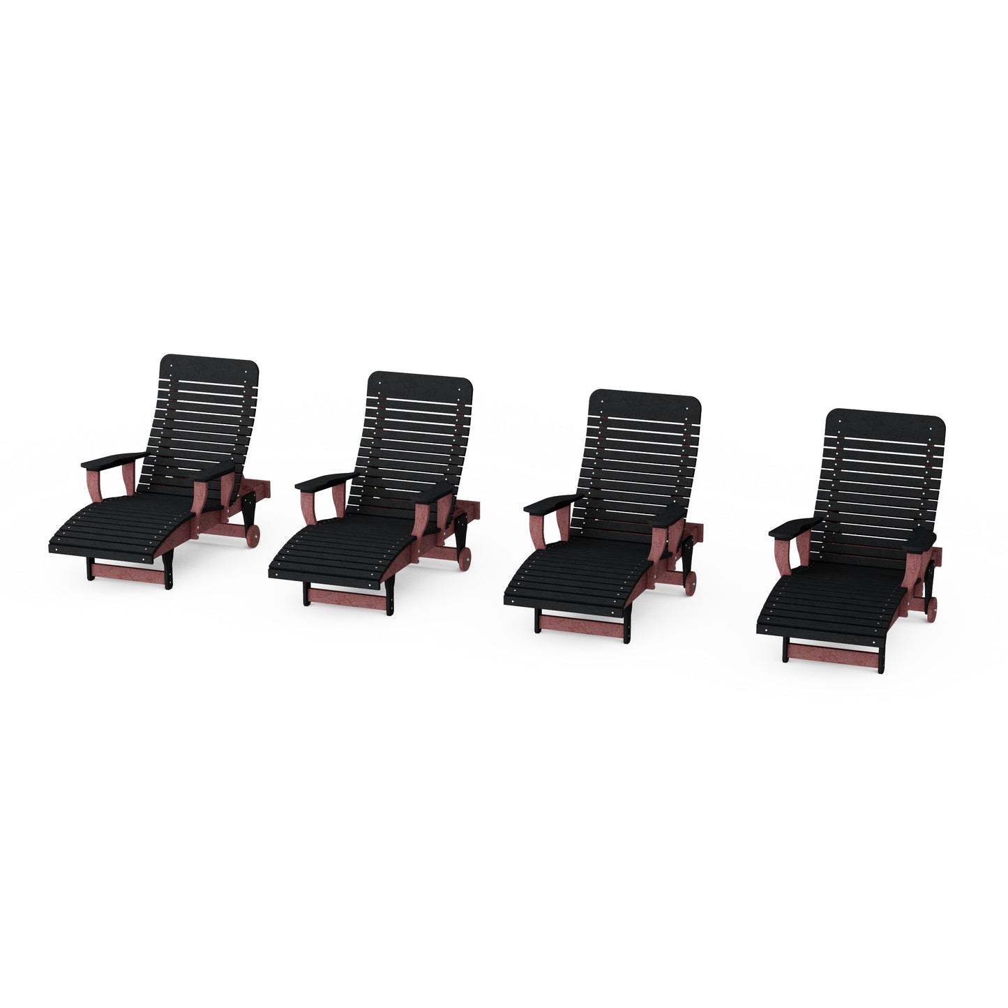 Signature Chaise Lounge with Arms Set of 4