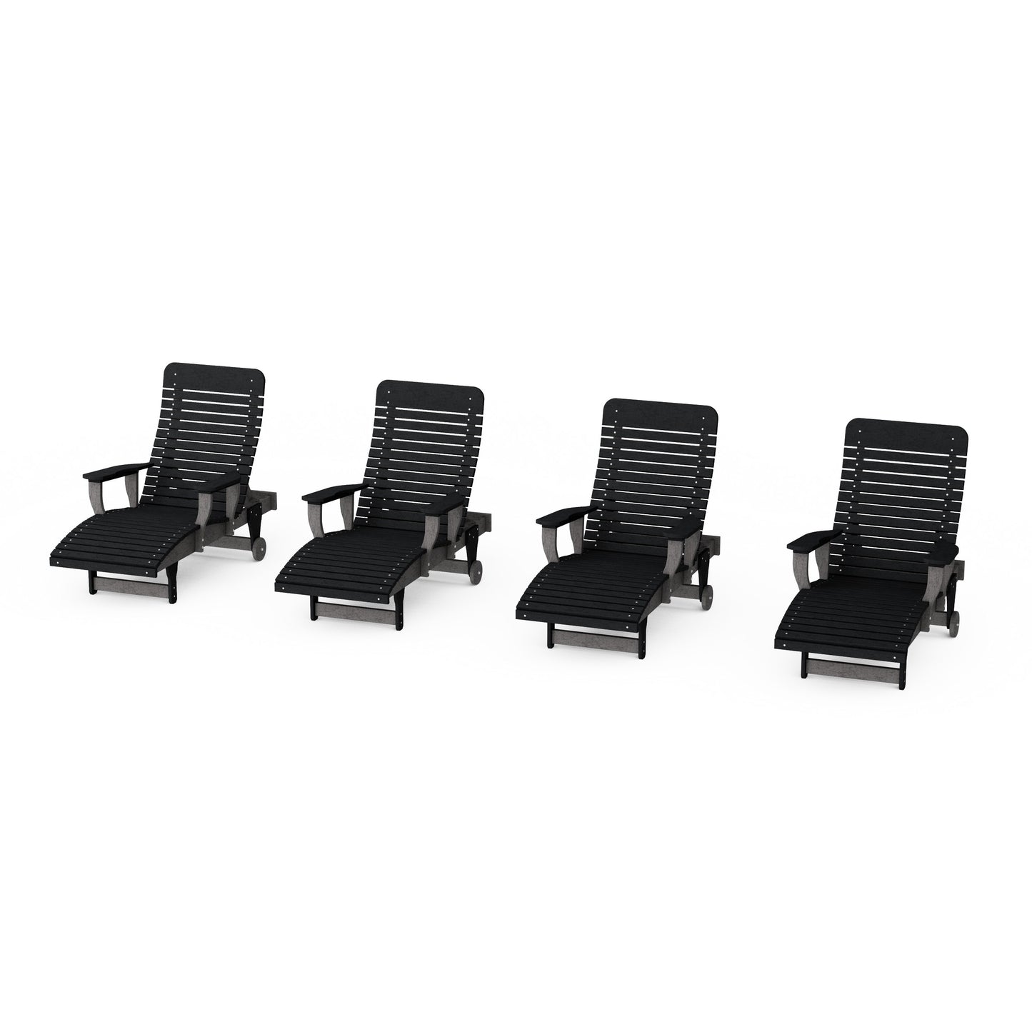 Signature Chaise Lounge with Arms Set of 4