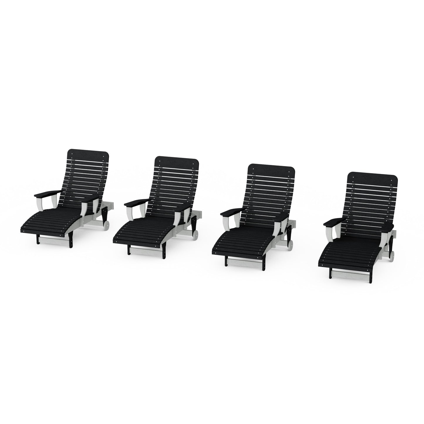 Signature Chaise Lounge with Arms Set of 4