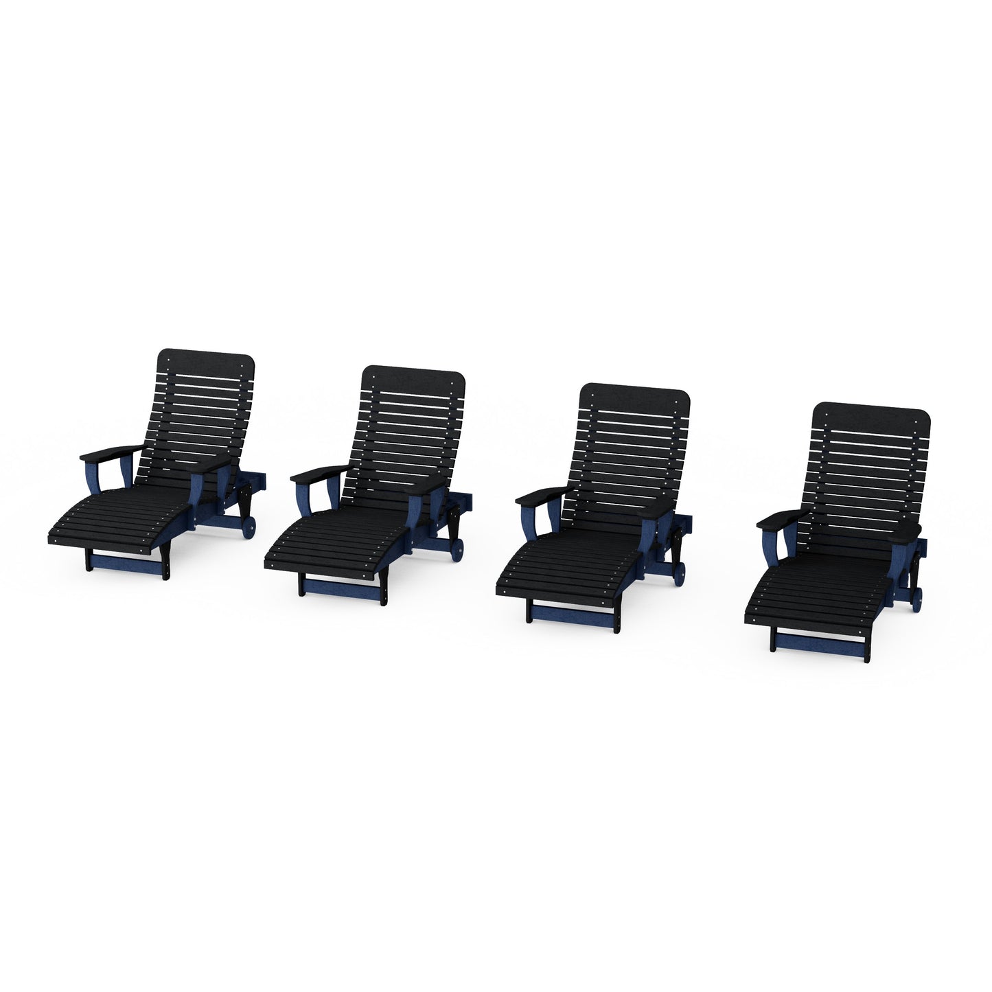 Signature Chaise Lounge with Arms Set of 4