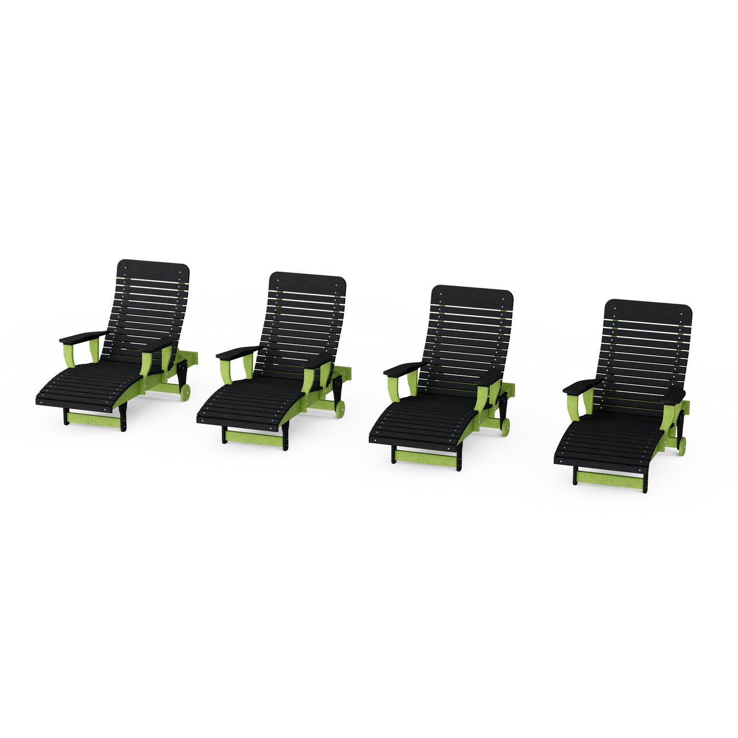 Signature Chaise Lounge with Arms Set of 4