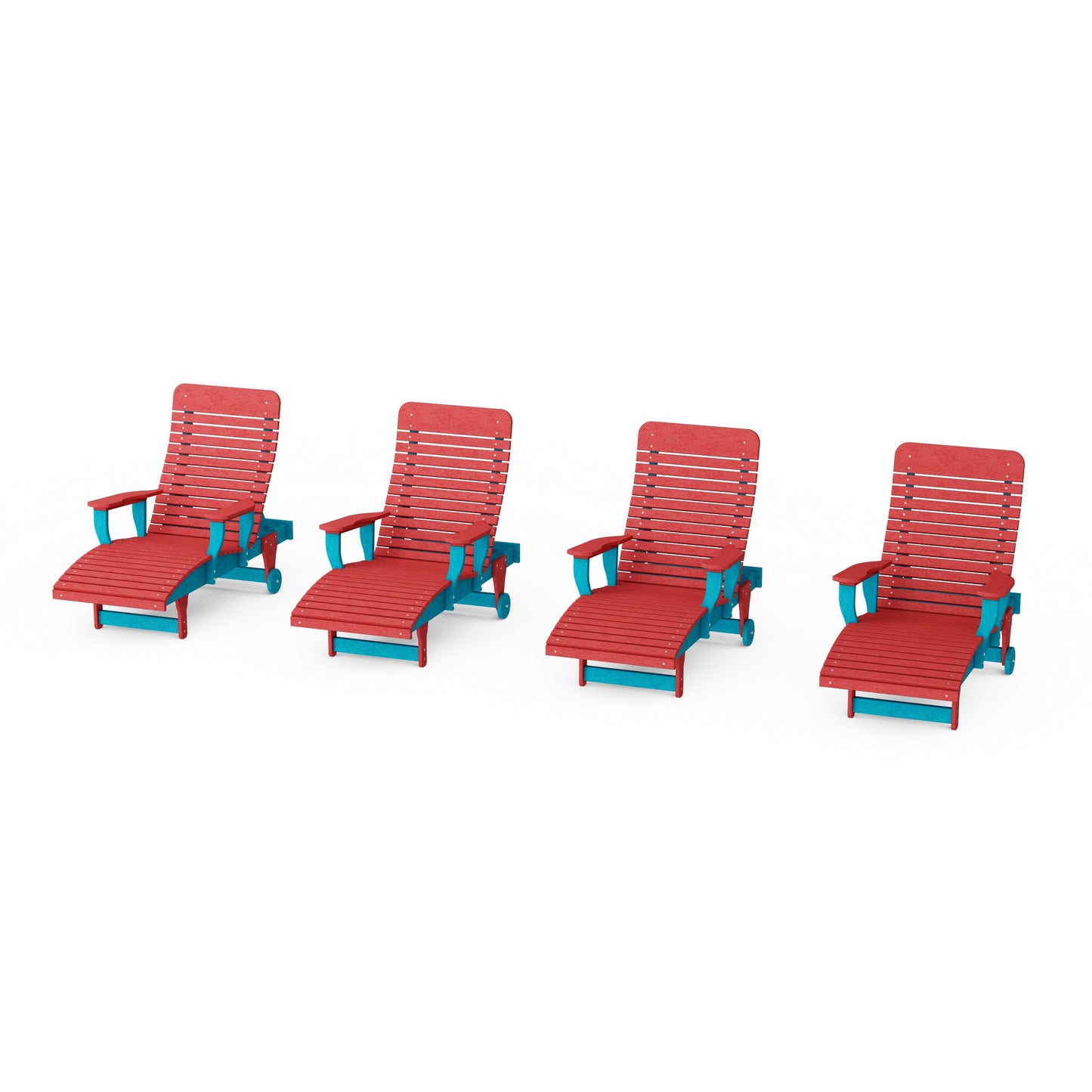 Signature Chaise Lounge with Arms Set of 4