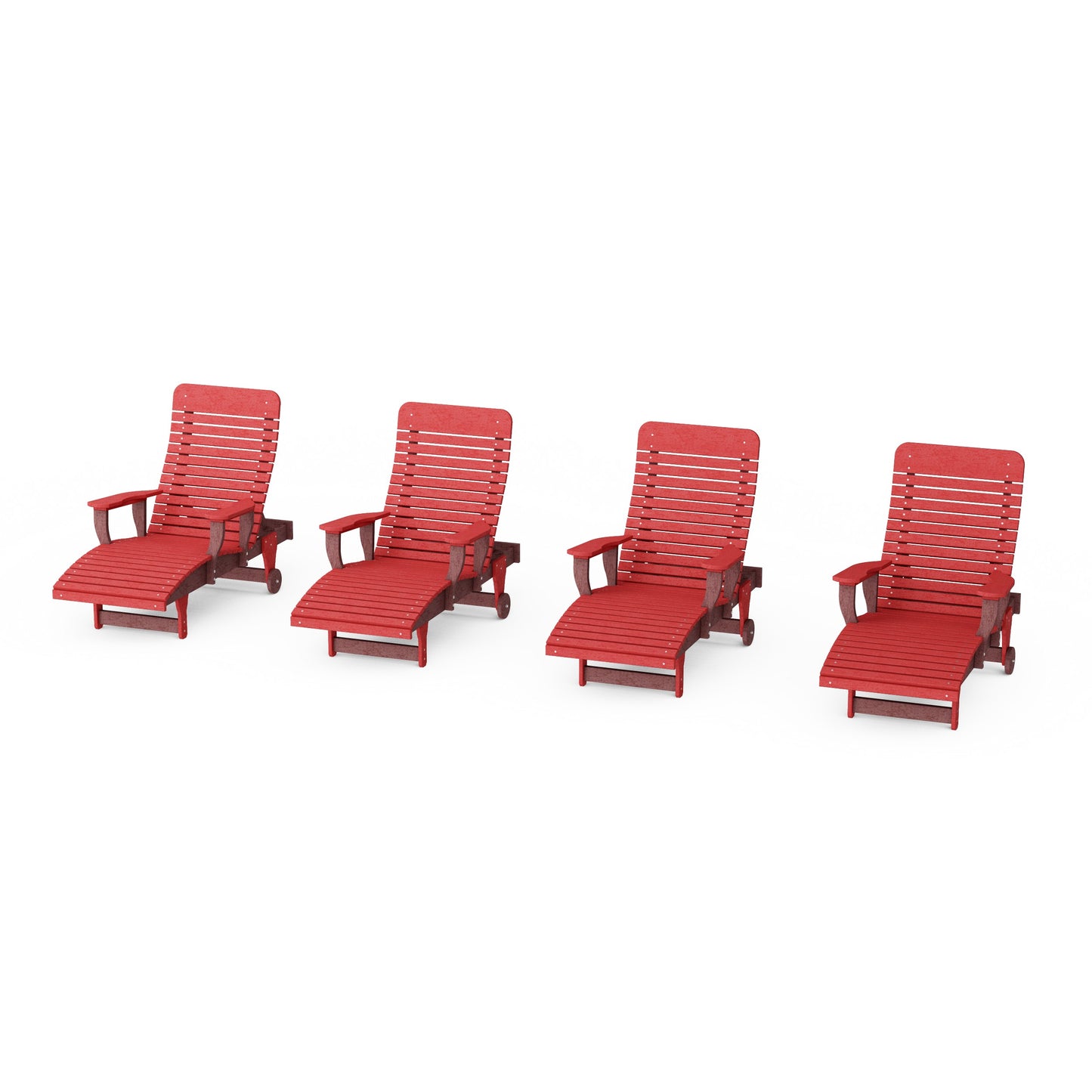 Signature Chaise Lounge with Arms Set of 4