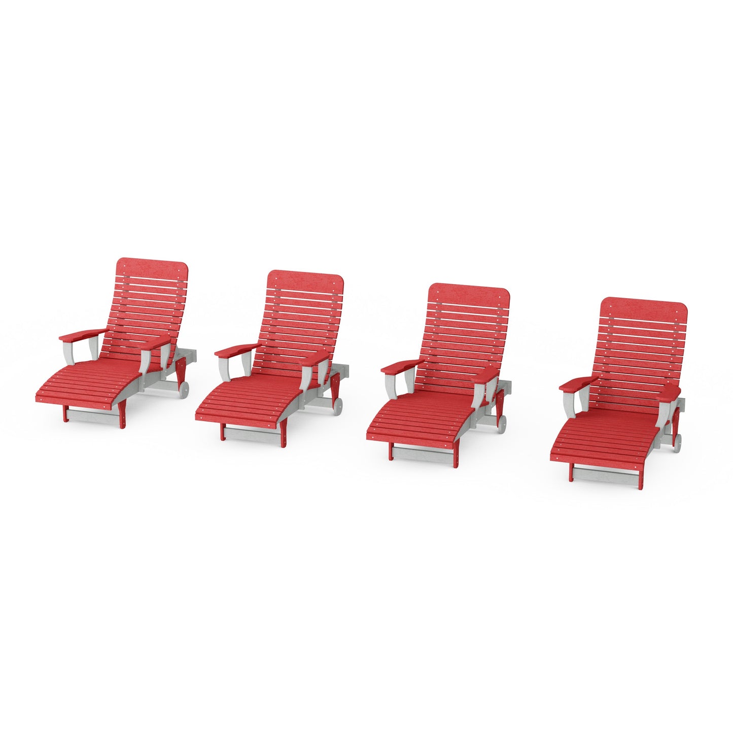 Signature Chaise Lounge with Arms Set of 4