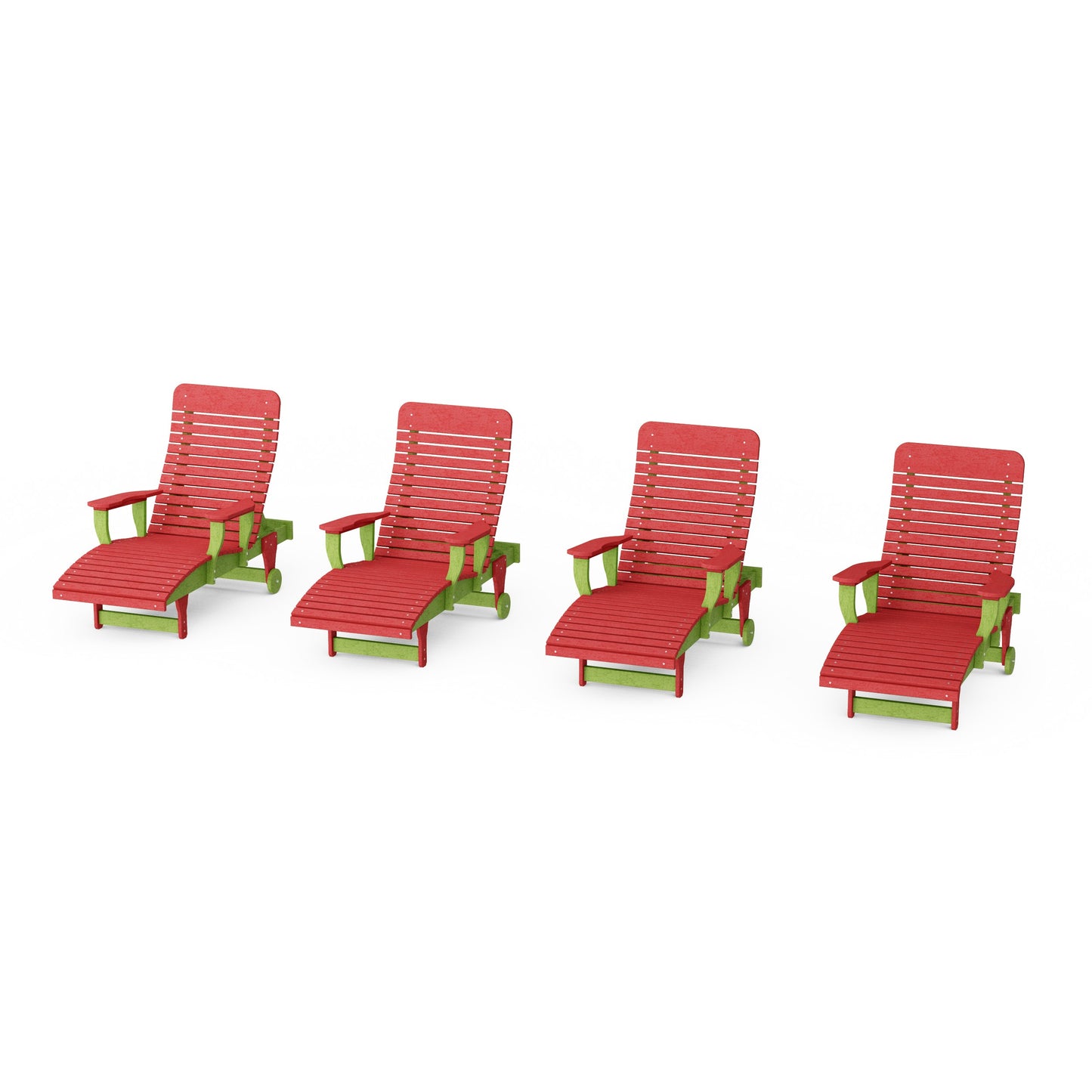 Signature Chaise Lounge with Arms Set of 4