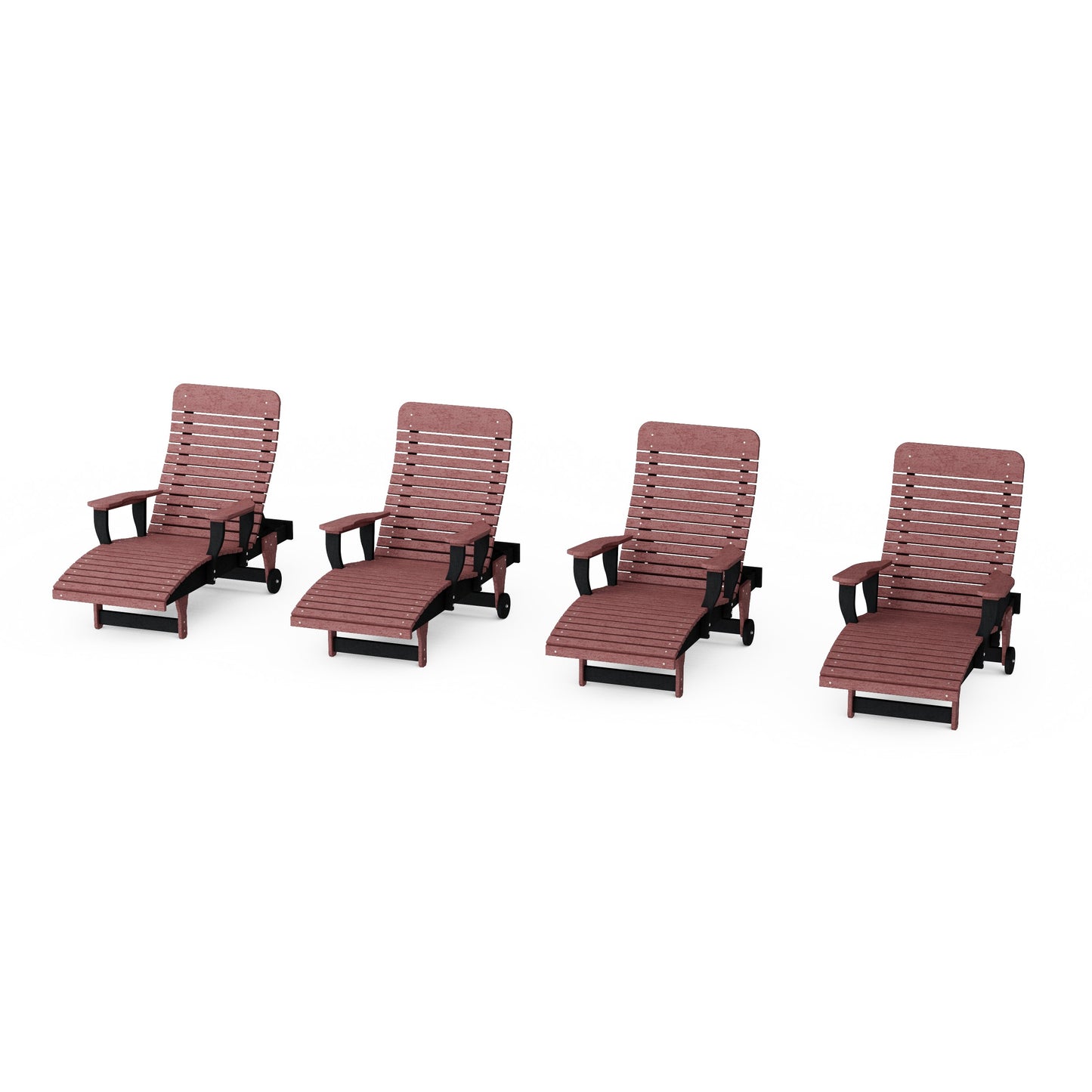 Signature Chaise Lounge with Arms Set of 4