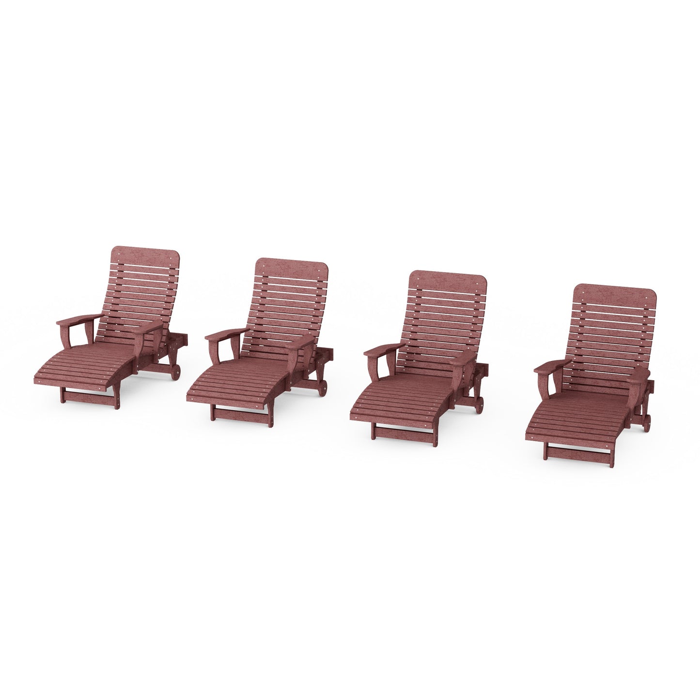 Signature Chaise Lounge with Arms Set of 4