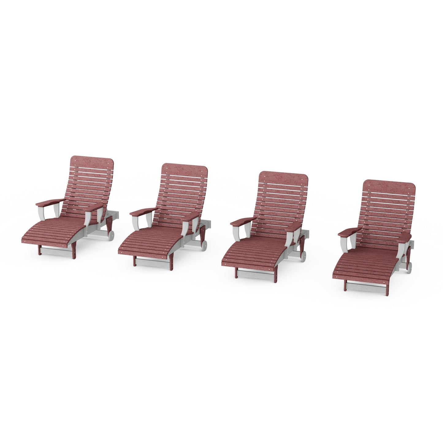 Signature Chaise Lounge with Arms Set of 4