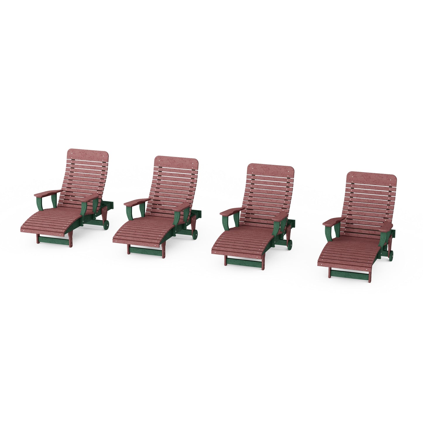 Signature Chaise Lounge with Arms Set of 4