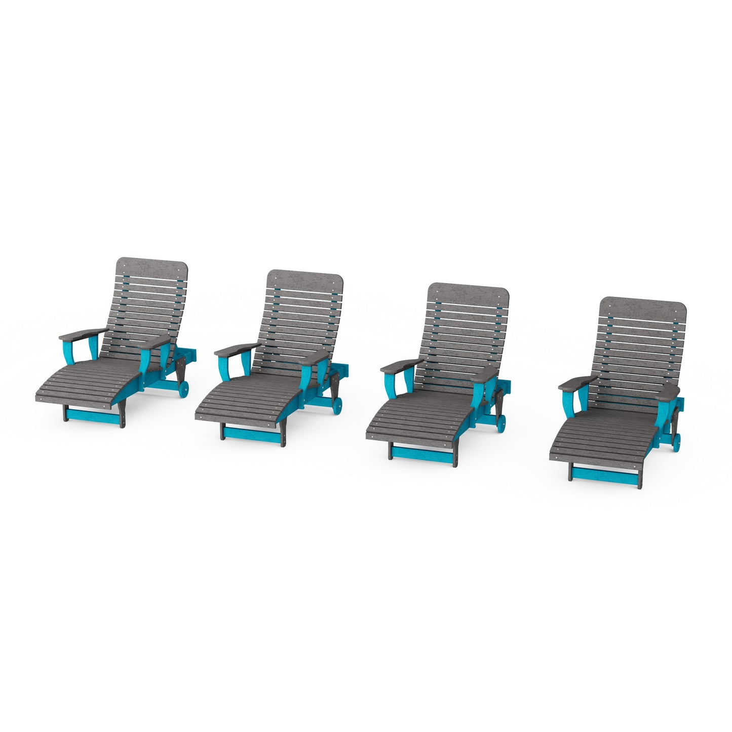 Signature Chaise Lounge with Arms Set of 4