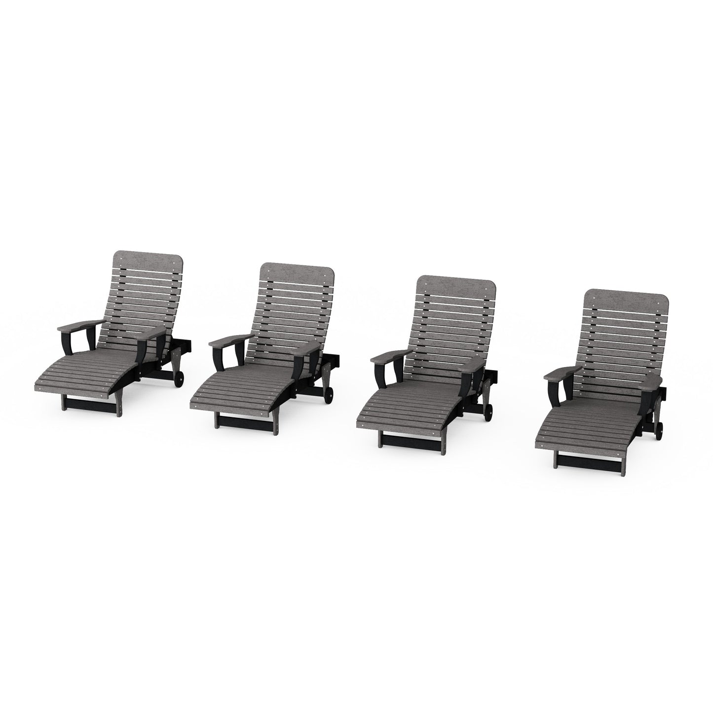 Signature Chaise Lounge with Arms Set of 4