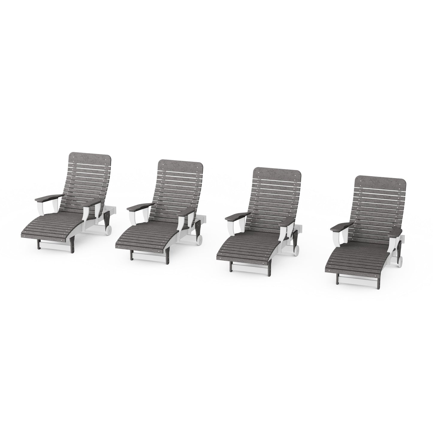 Signature Chaise Lounge with Arms Set of 4