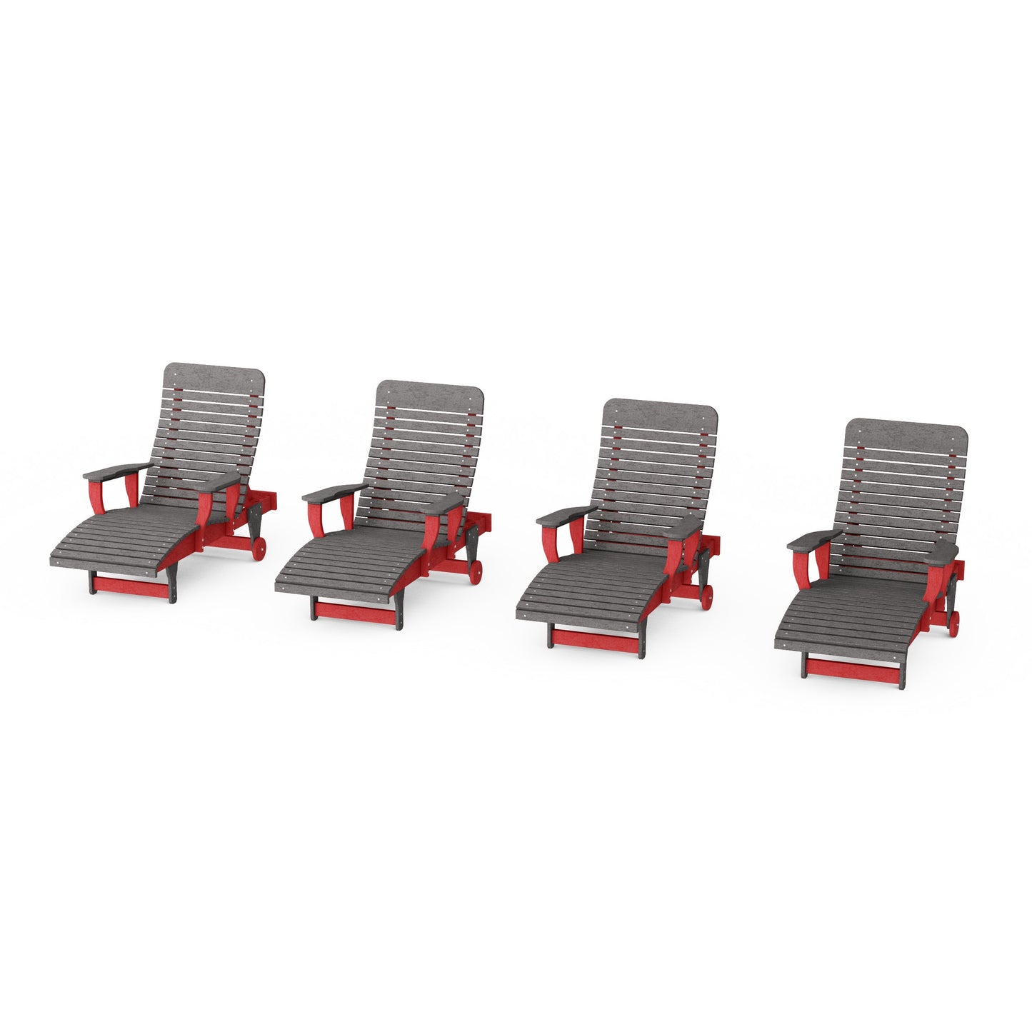 Signature Chaise Lounge with Arms Set of 4