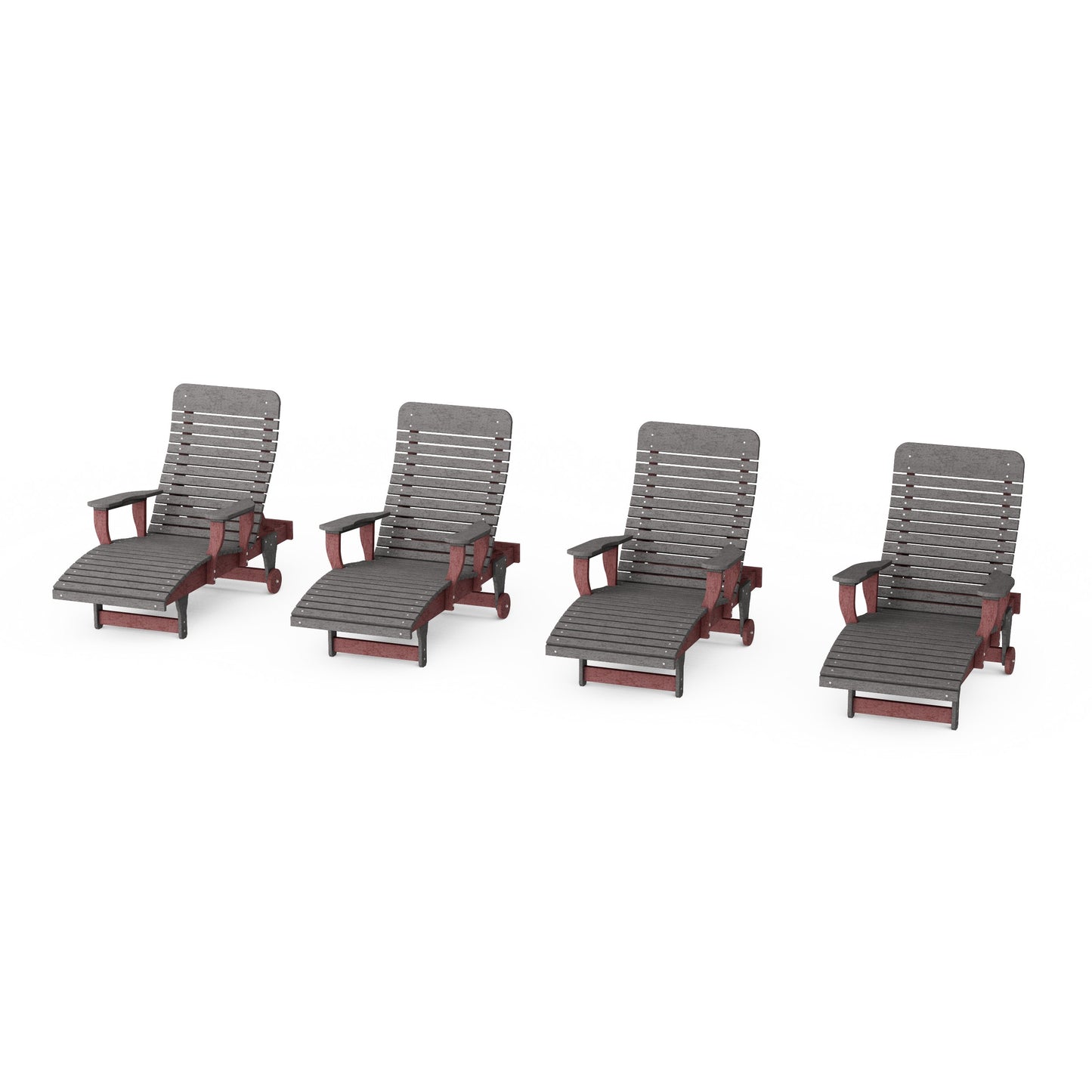 Signature Chaise Lounge with Arms Set of 4