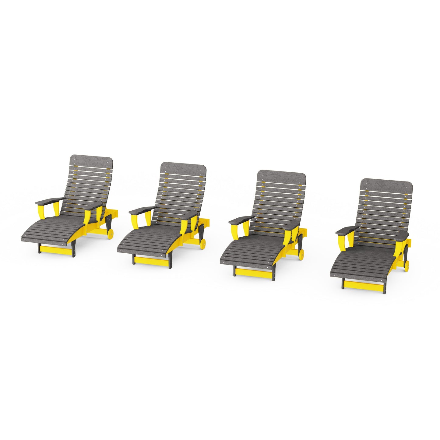 Signature Chaise Lounge with Arms Set of 4