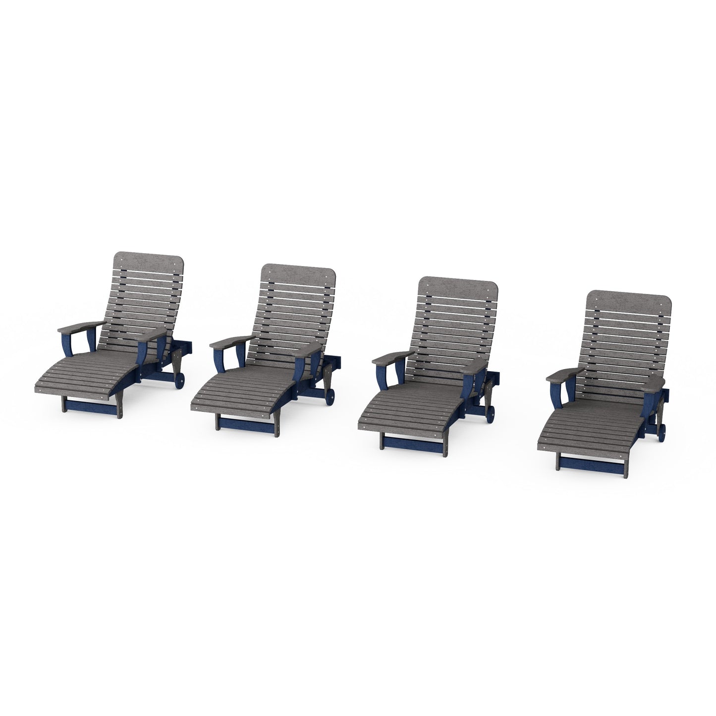 Signature Chaise Lounge with Arms Set of 4