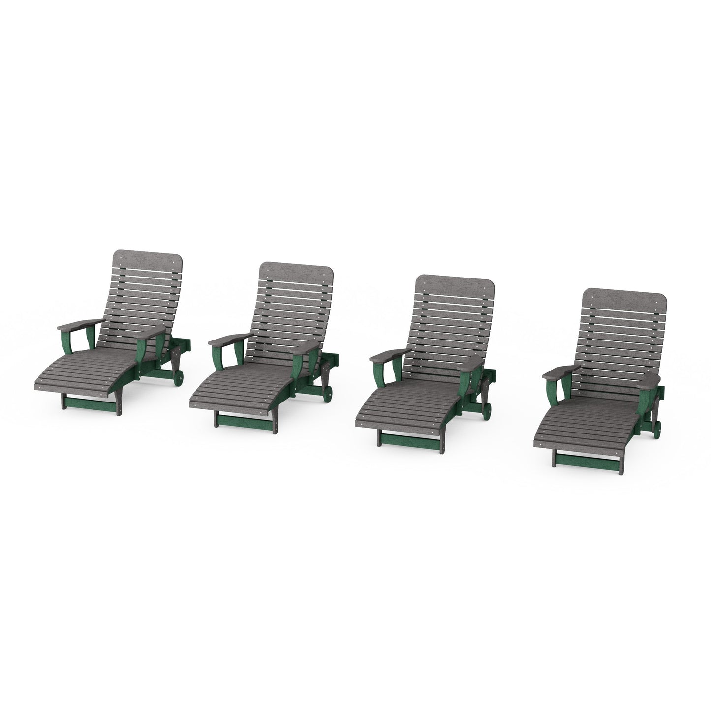 Signature Chaise Lounge with Arms Set of 4