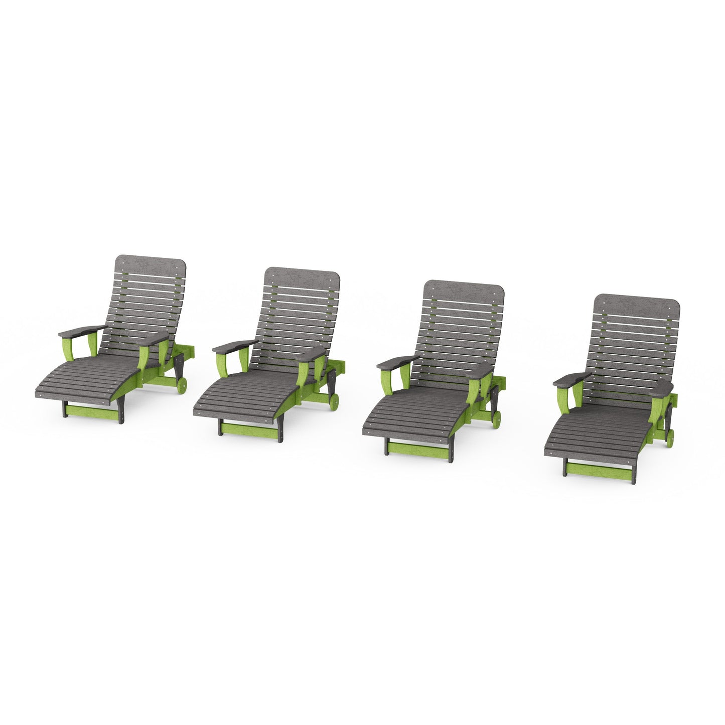 Signature Chaise Lounge with Arms Set of 4