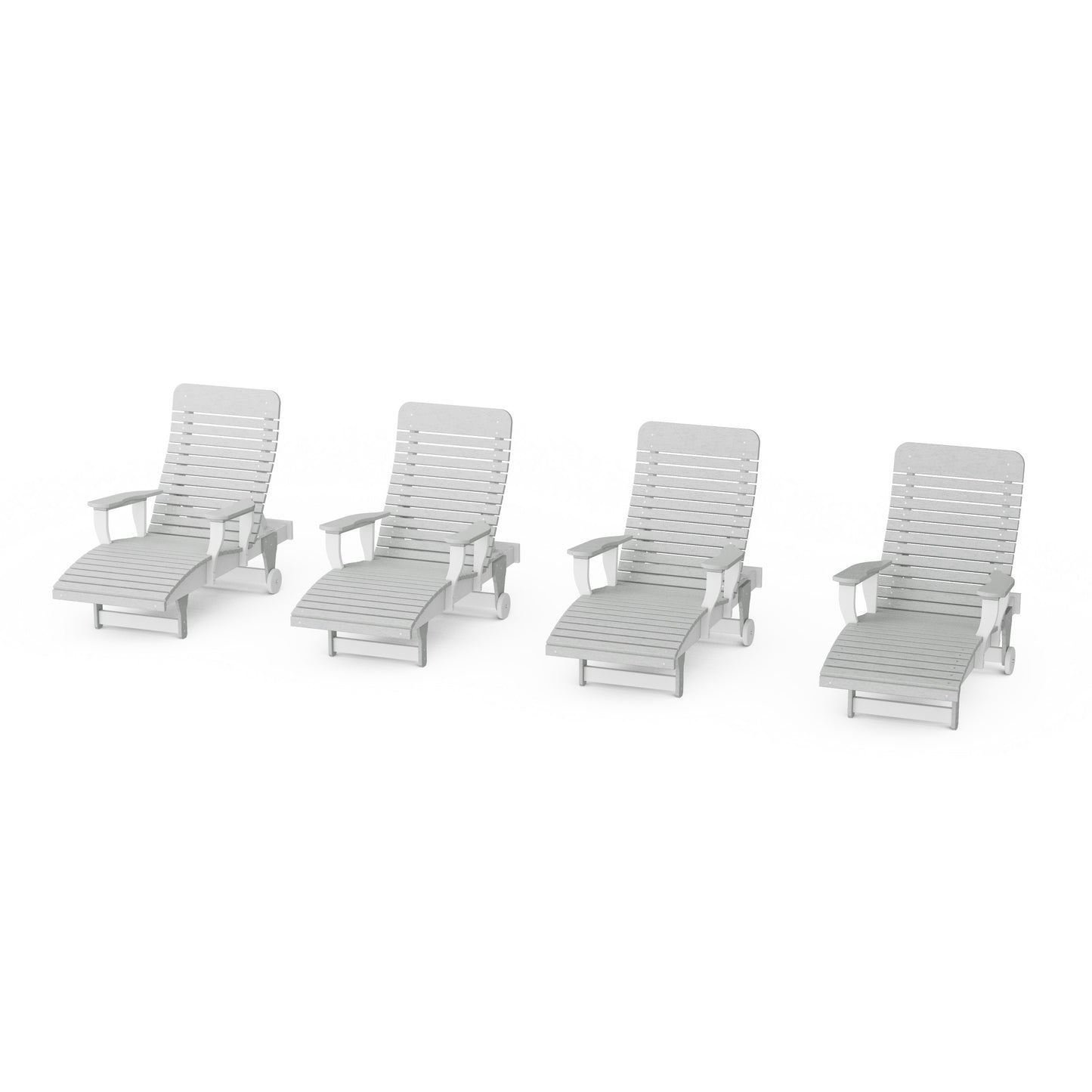 Signature Chaise Lounge with Arms Set of 4