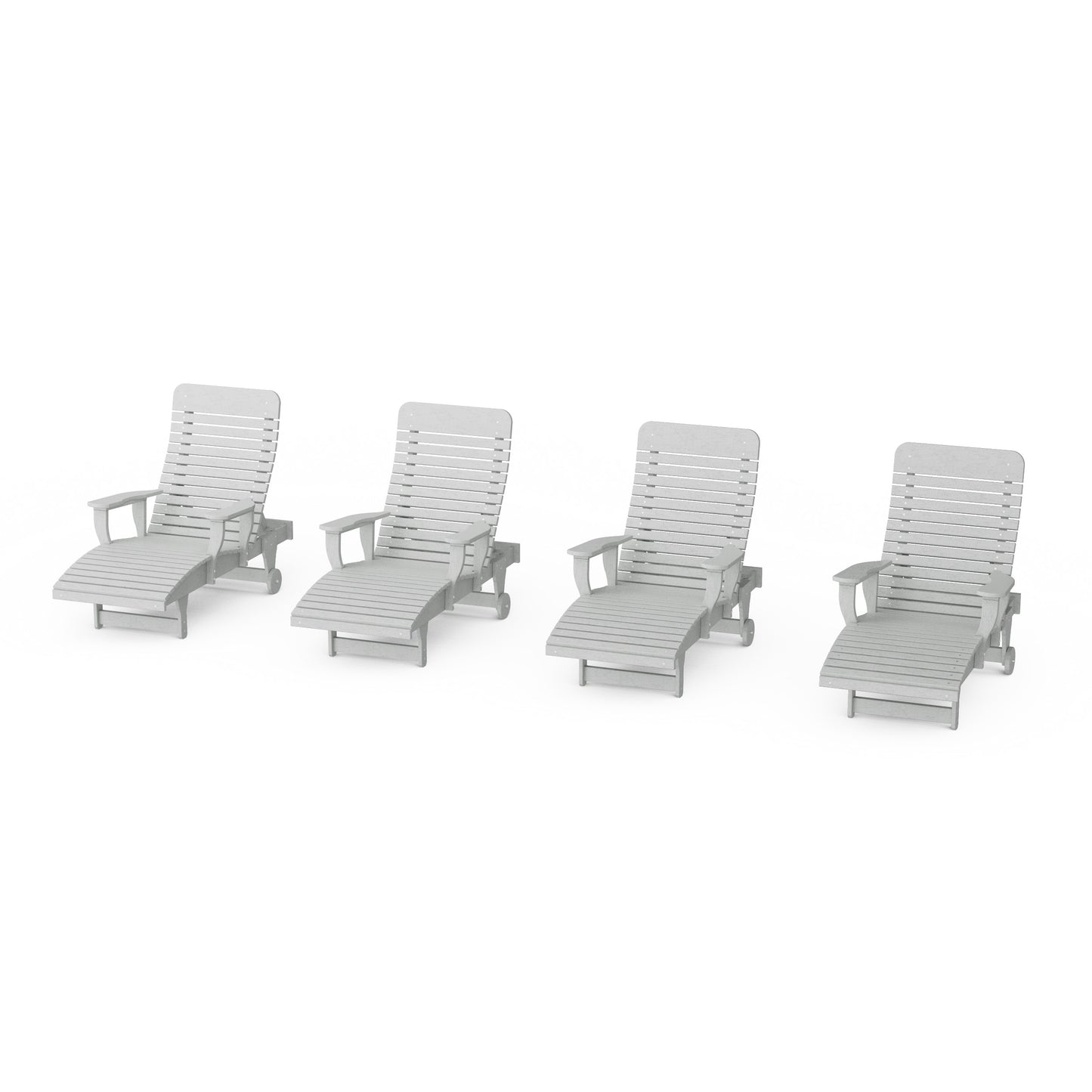 Signature Chaise Lounge with Arms Set of 4