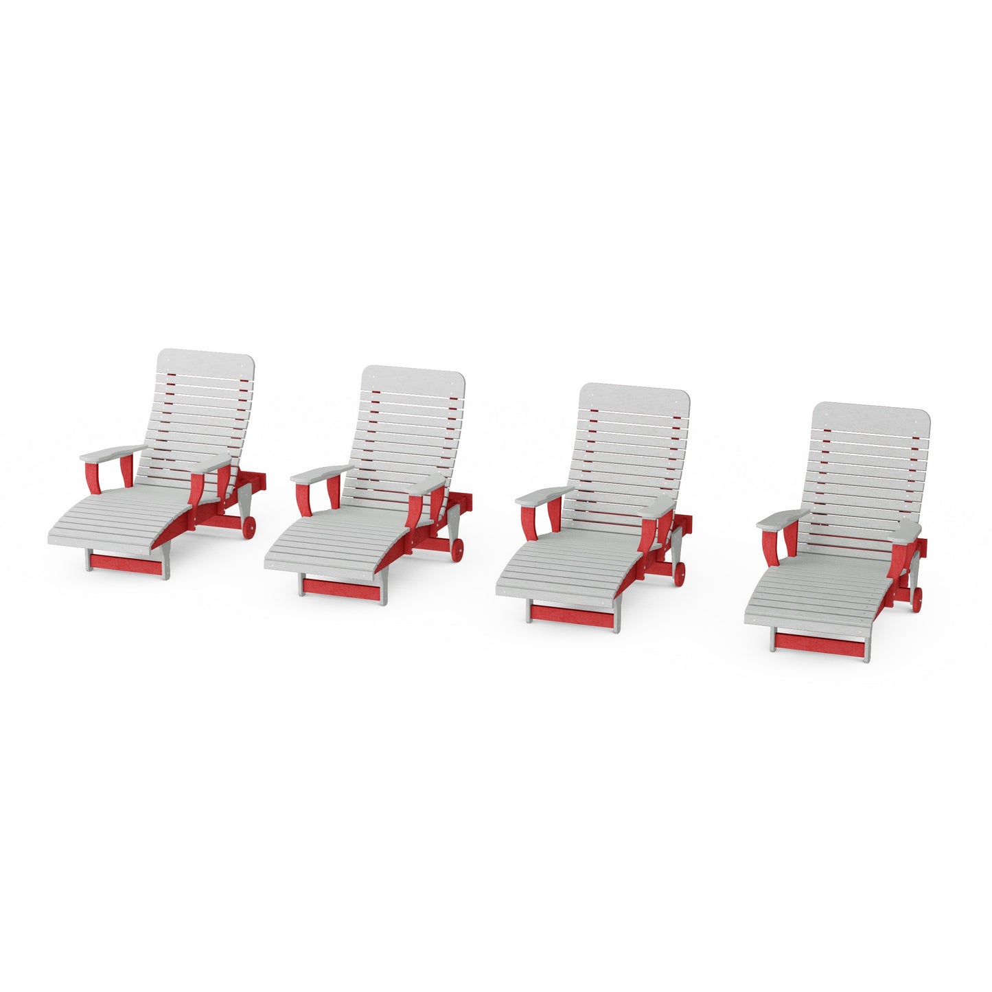 Signature Chaise Lounge with Arms Set of 4