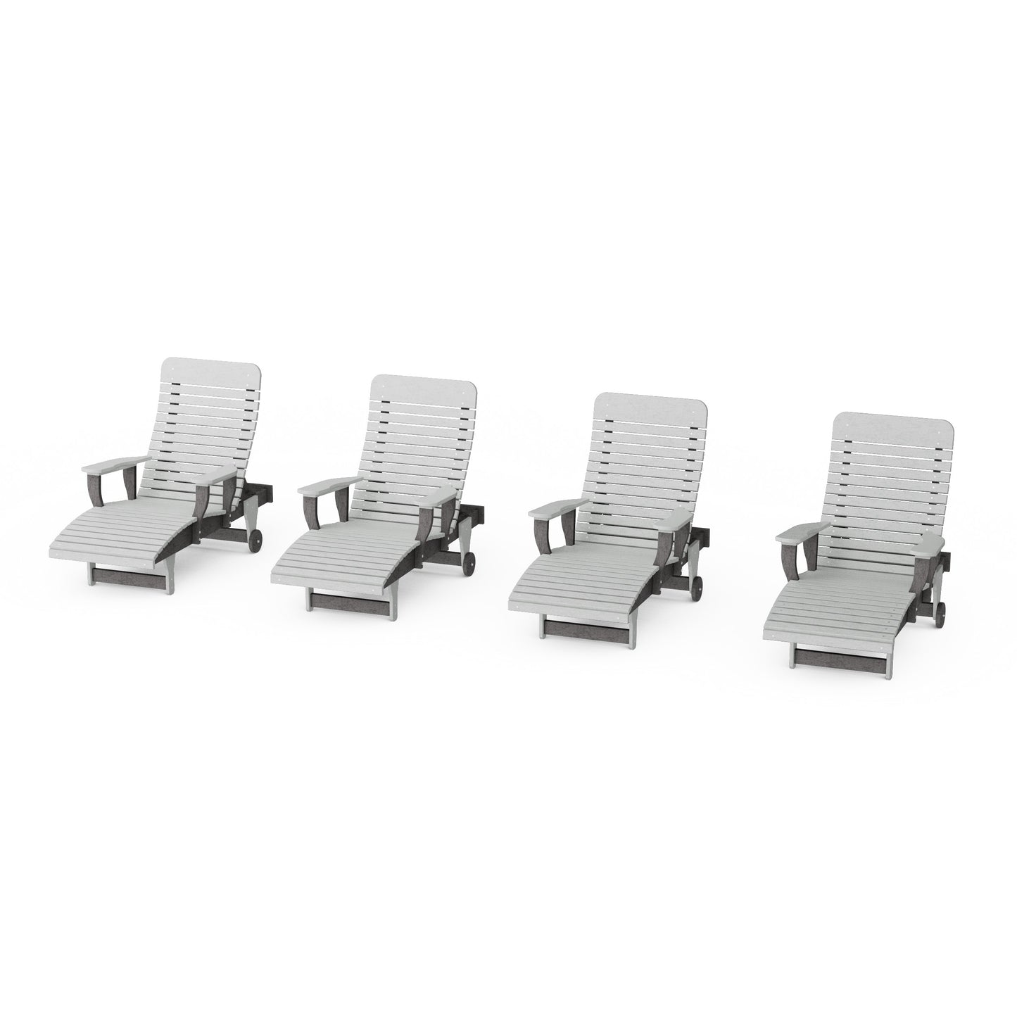 Signature Chaise Lounge with Arms Set of 4